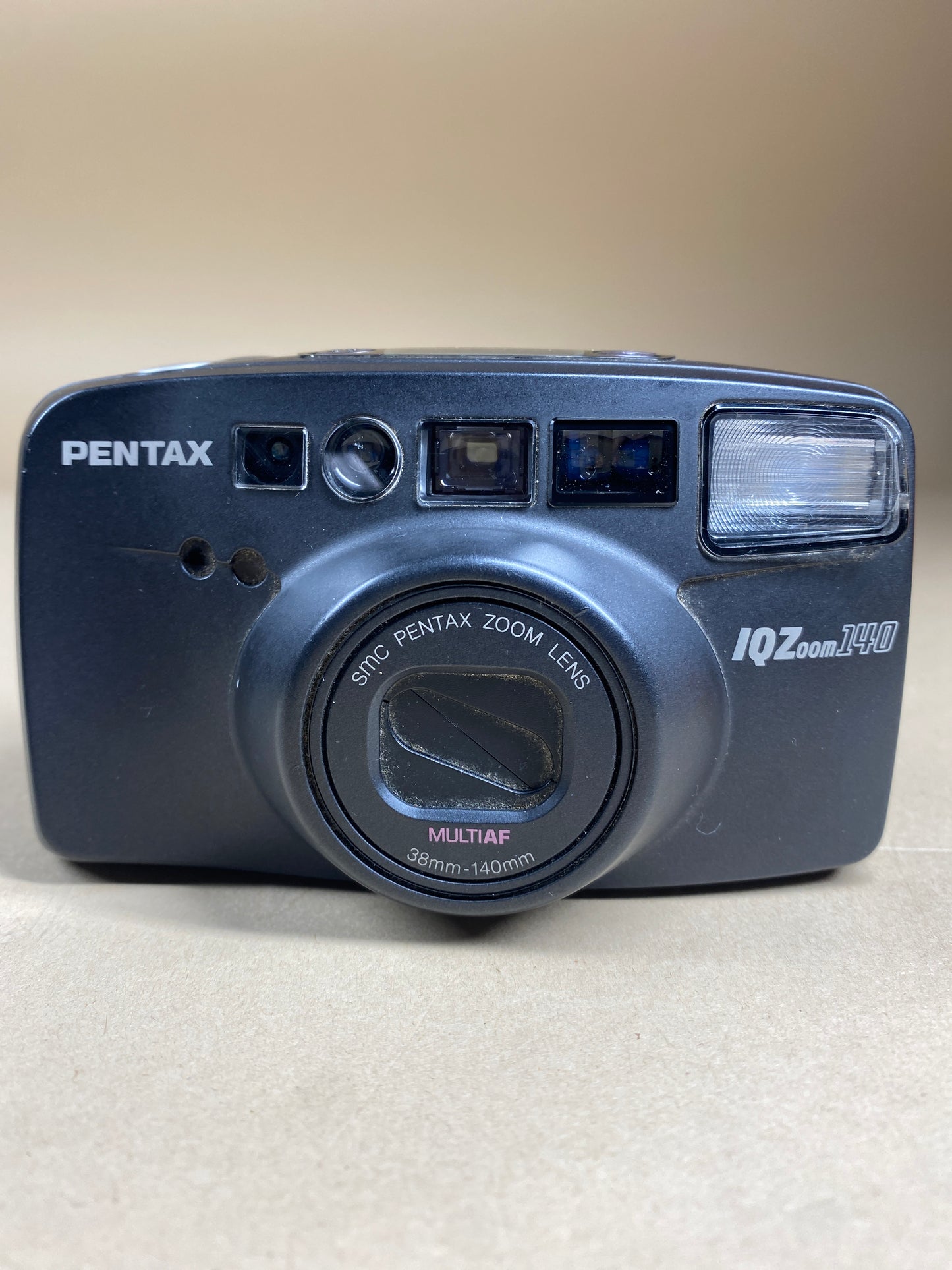 Pentax IQZoom 140 Point and Shoot Camera Black Camera Only