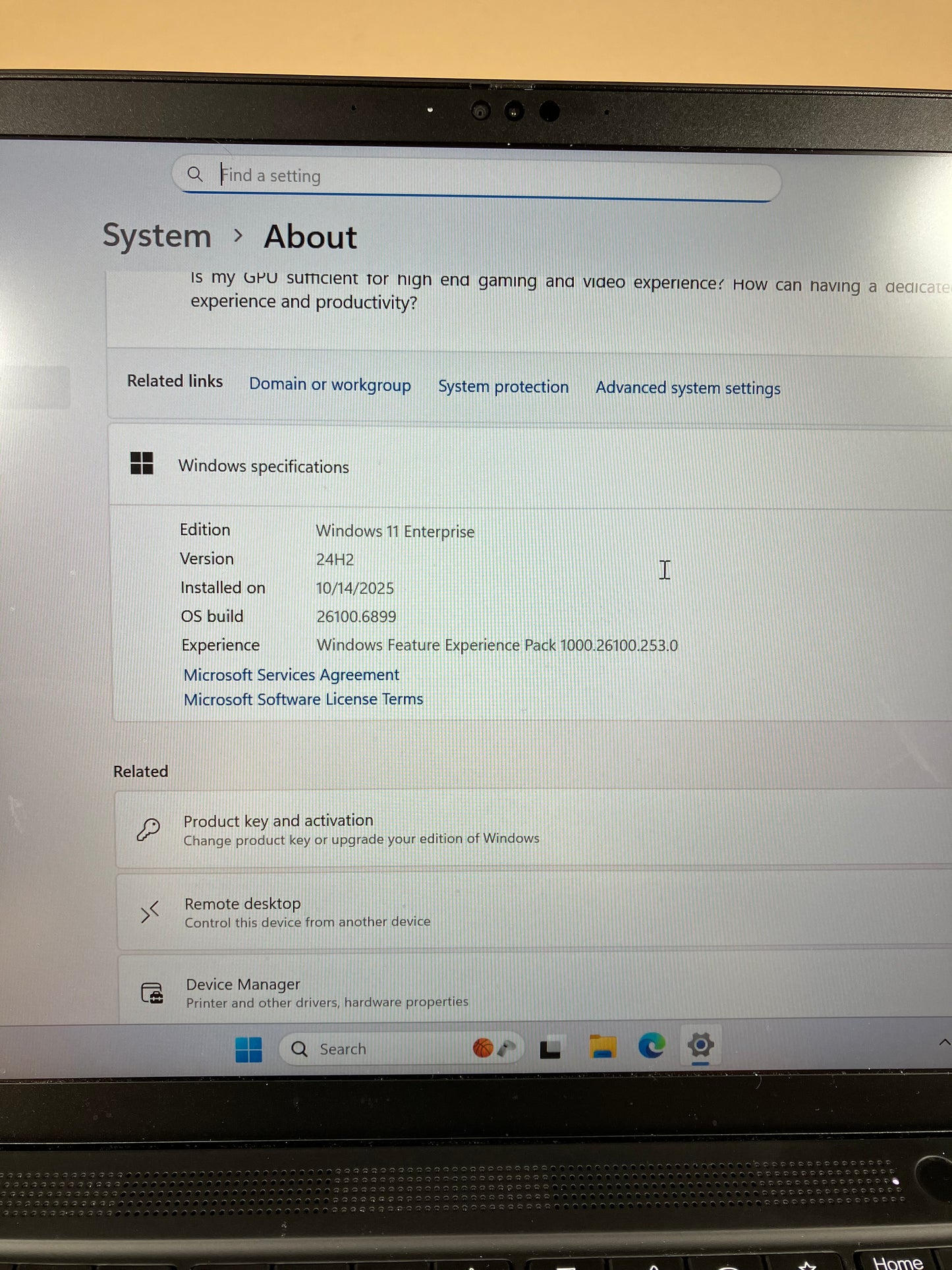 Lenovo ThinkPad T14S GEN 4 14" Ryzen 7 Pro 7840U 3.3GHz 16GB RAM 512GB SSD