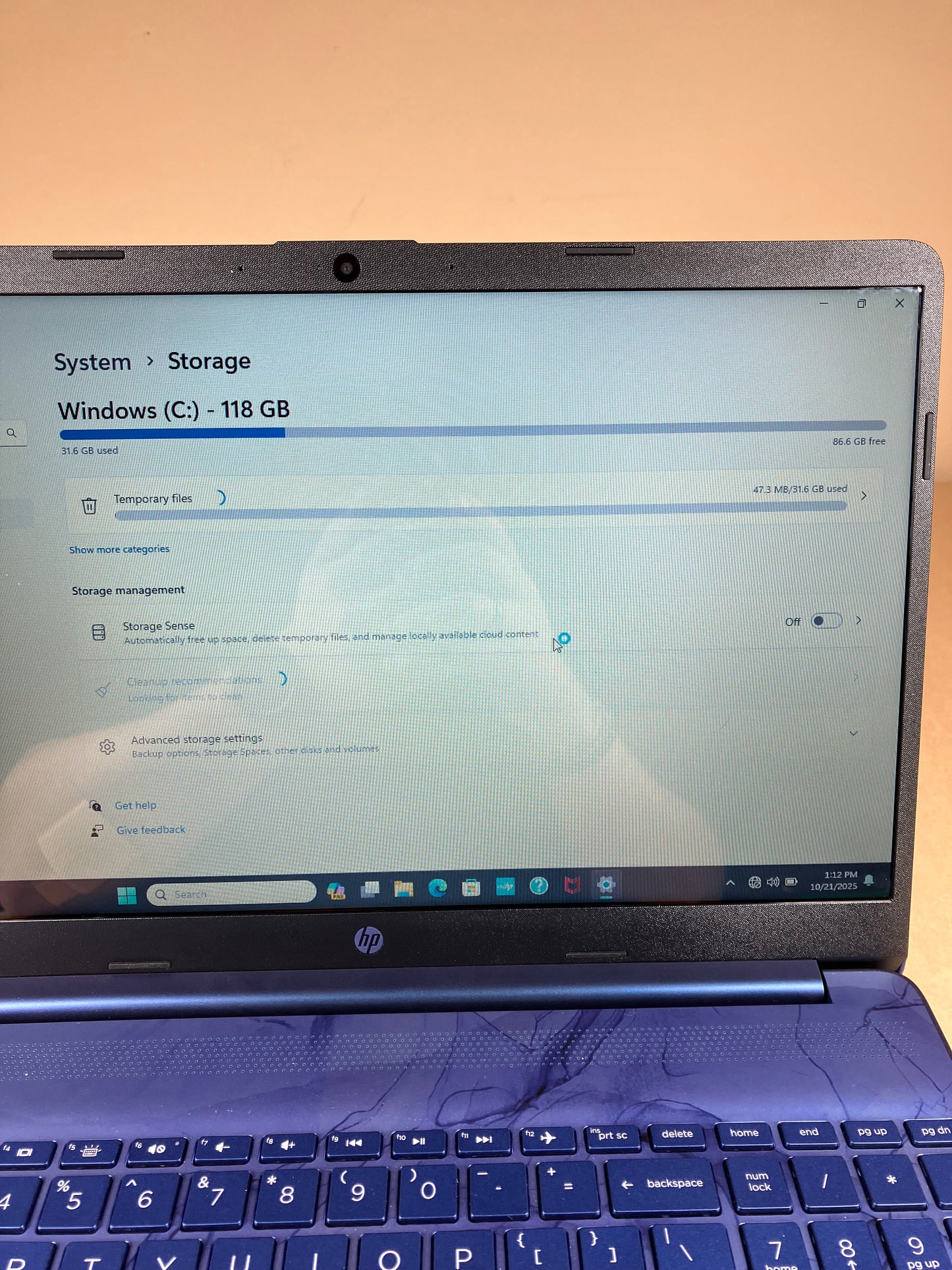 HP Laptop 15-DY0703DS 15.6" Celeron N4120 1.1GHz 4GB RAM 128GB SSD