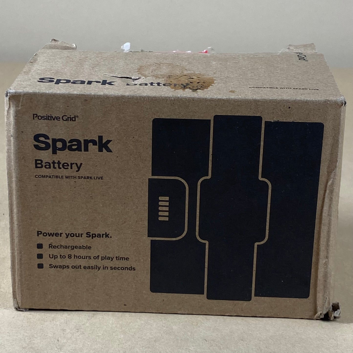 New Positive Grid Spark Battery Rechargeble Li-ion Battery 4INR19/66-2