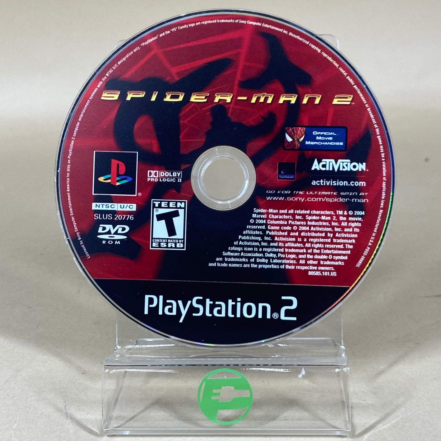 Spiderman 2  (Sony PlayStation 2 PS2,  2004)