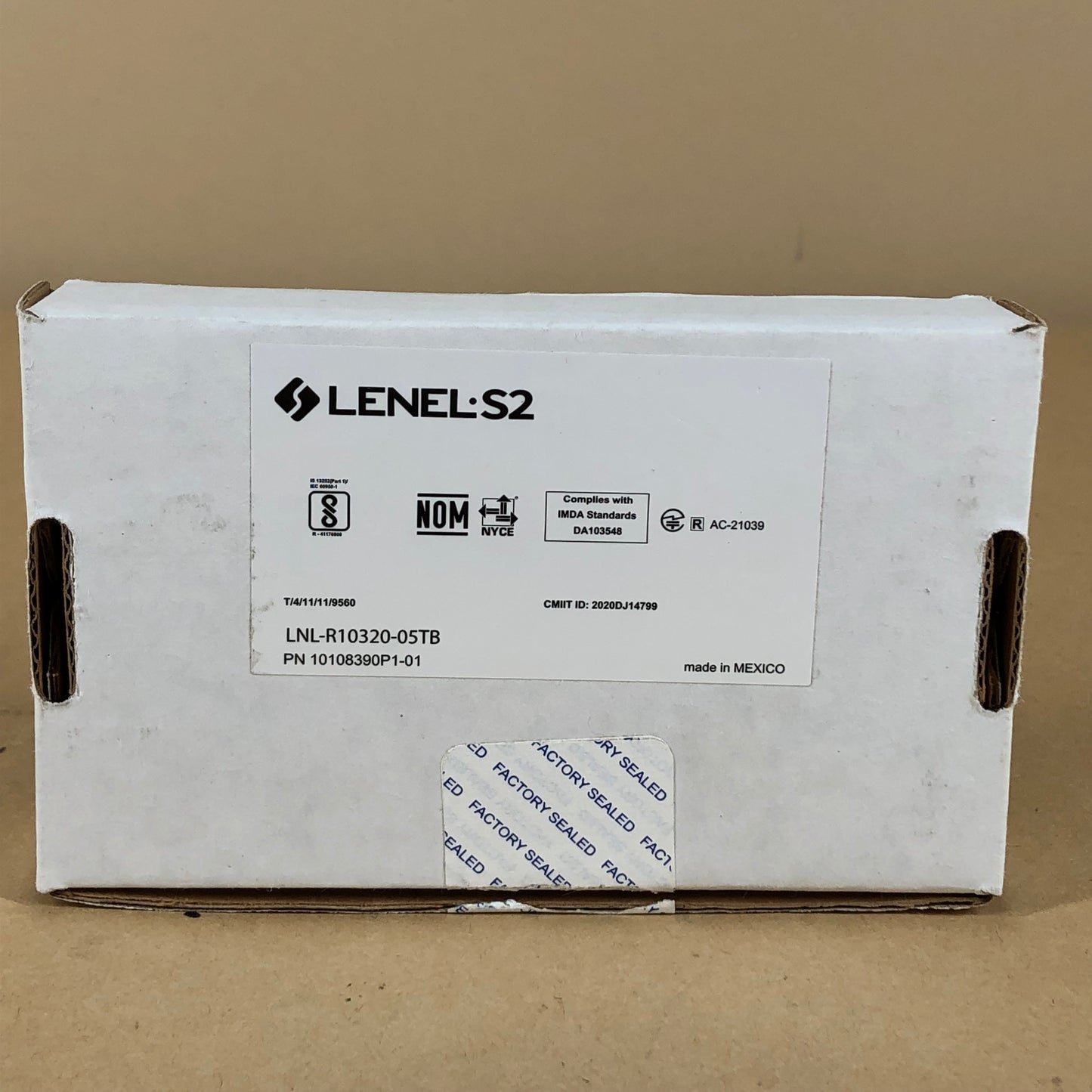 New LENEL S2 LNL-R10320-05TB BD MR S-Gang
