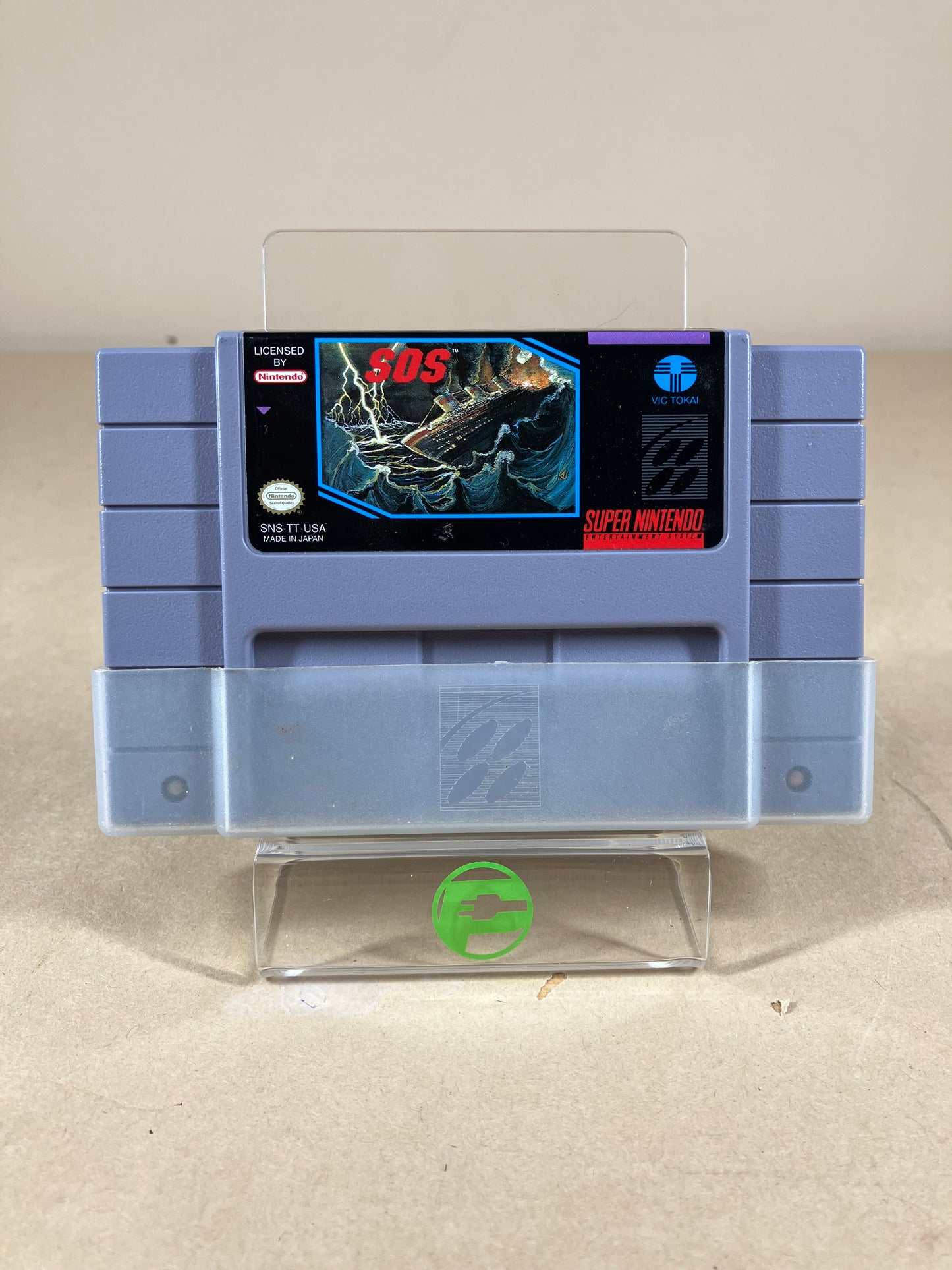 S.O.S. Sink Or Swim (Super Nintendo SNES, 1994) Complete In Box