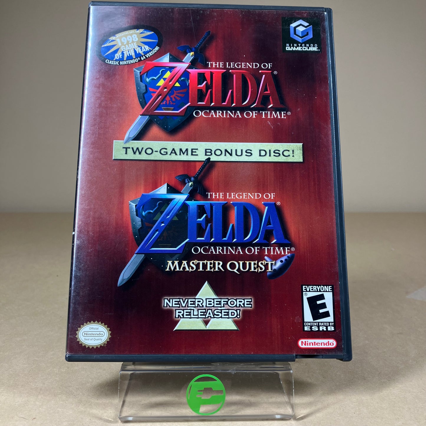 Zelda Ocarina of Time Master Quest (Nintendo GameCube, 2003) Complete In Box