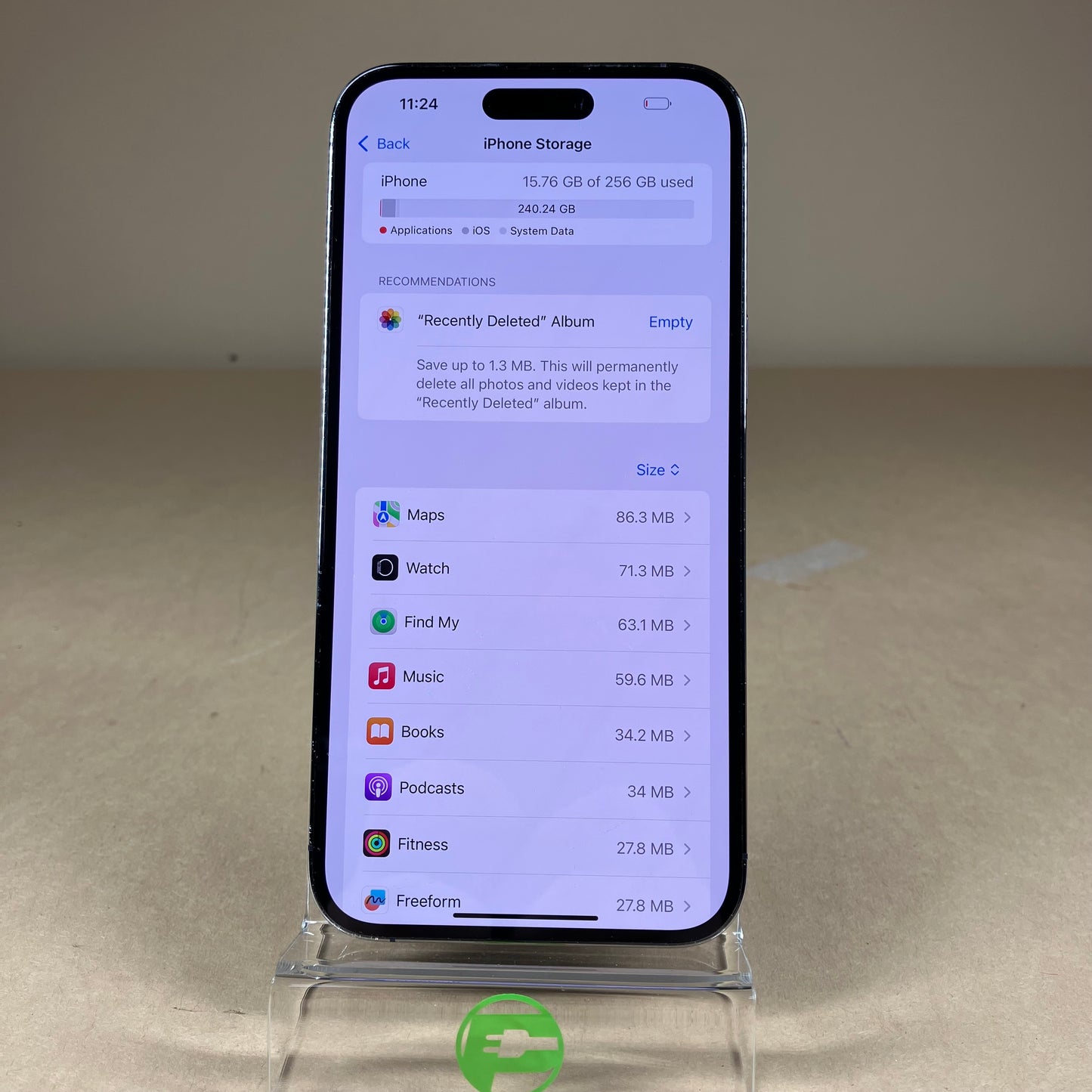 Unlocked Apple iPhone 14 Pro Max 256GB Deep Purple MQ8W3LL/A