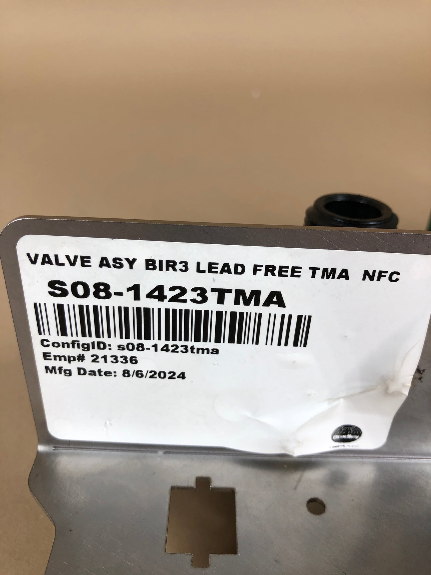 New Bradley S08-1423TMA Valve Assembly BIR3 Lead-Free TMA NFC