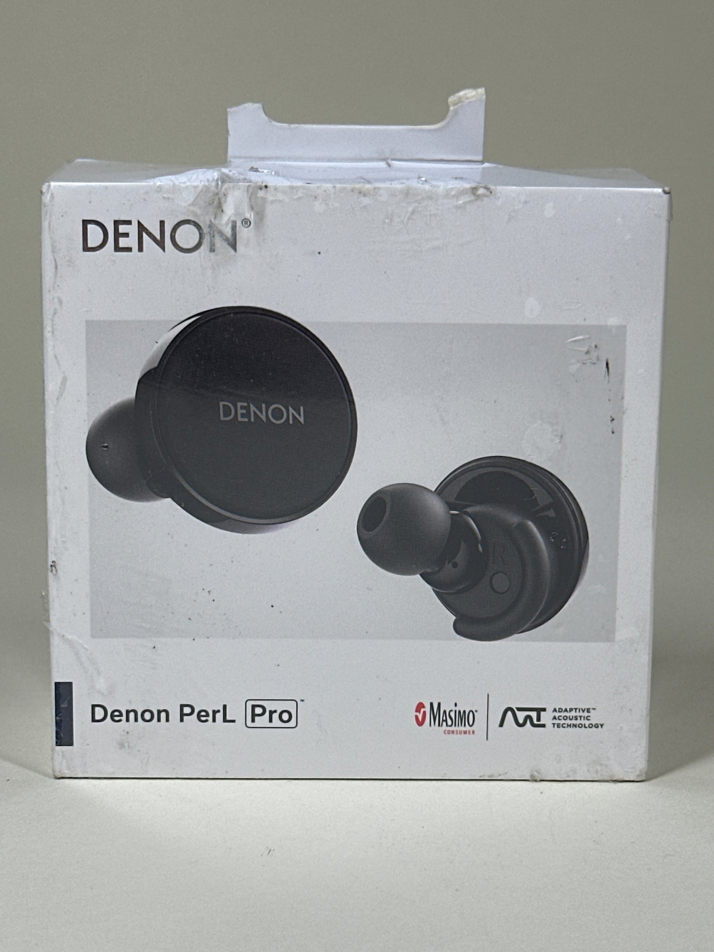 New Denon PerL Pro True Wireless Earbuds Black AH-C15PL