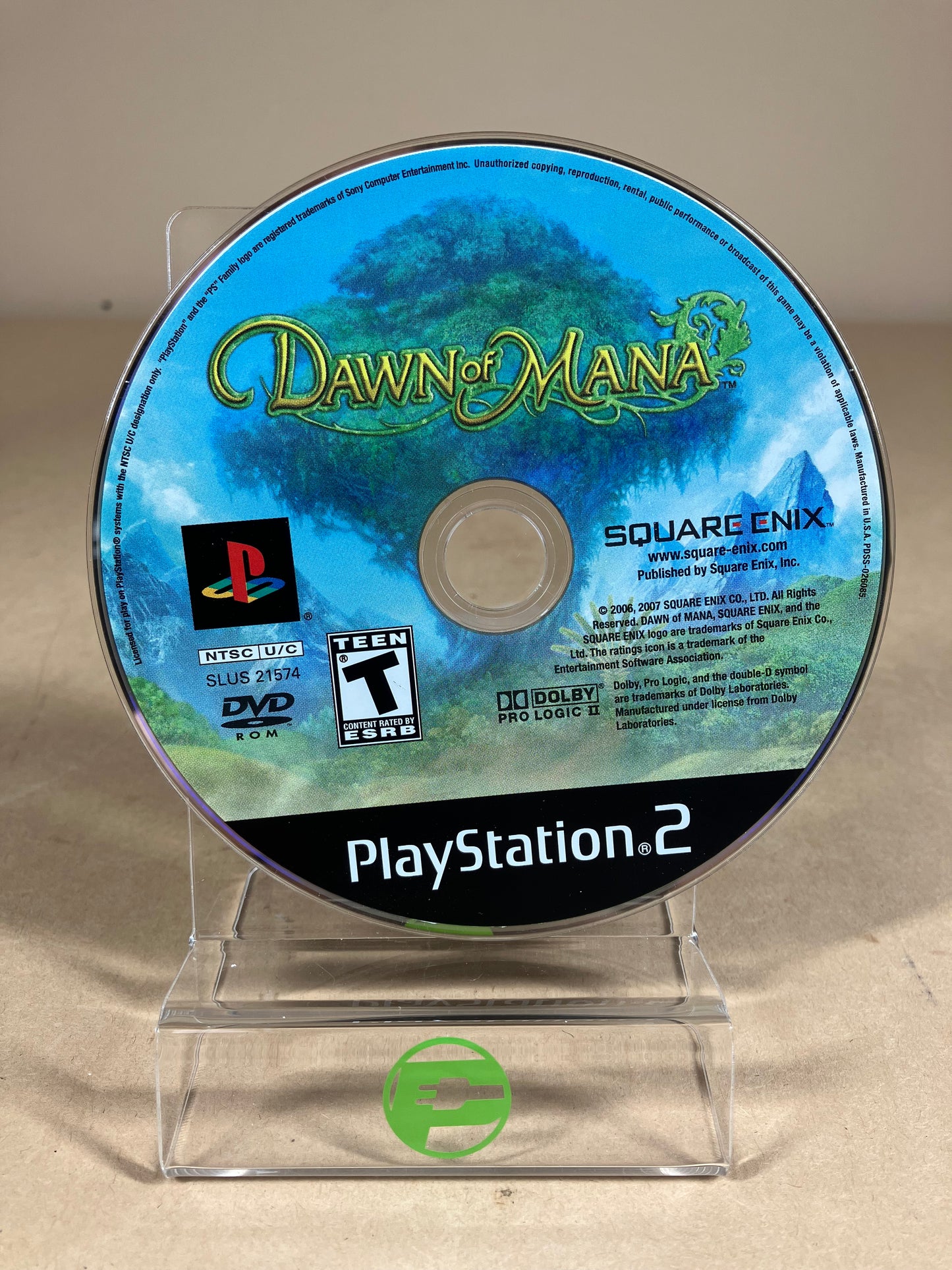Dawn of Mana (Sony PlayStation 2 PS2, 2007) Complete In Box Reg Card