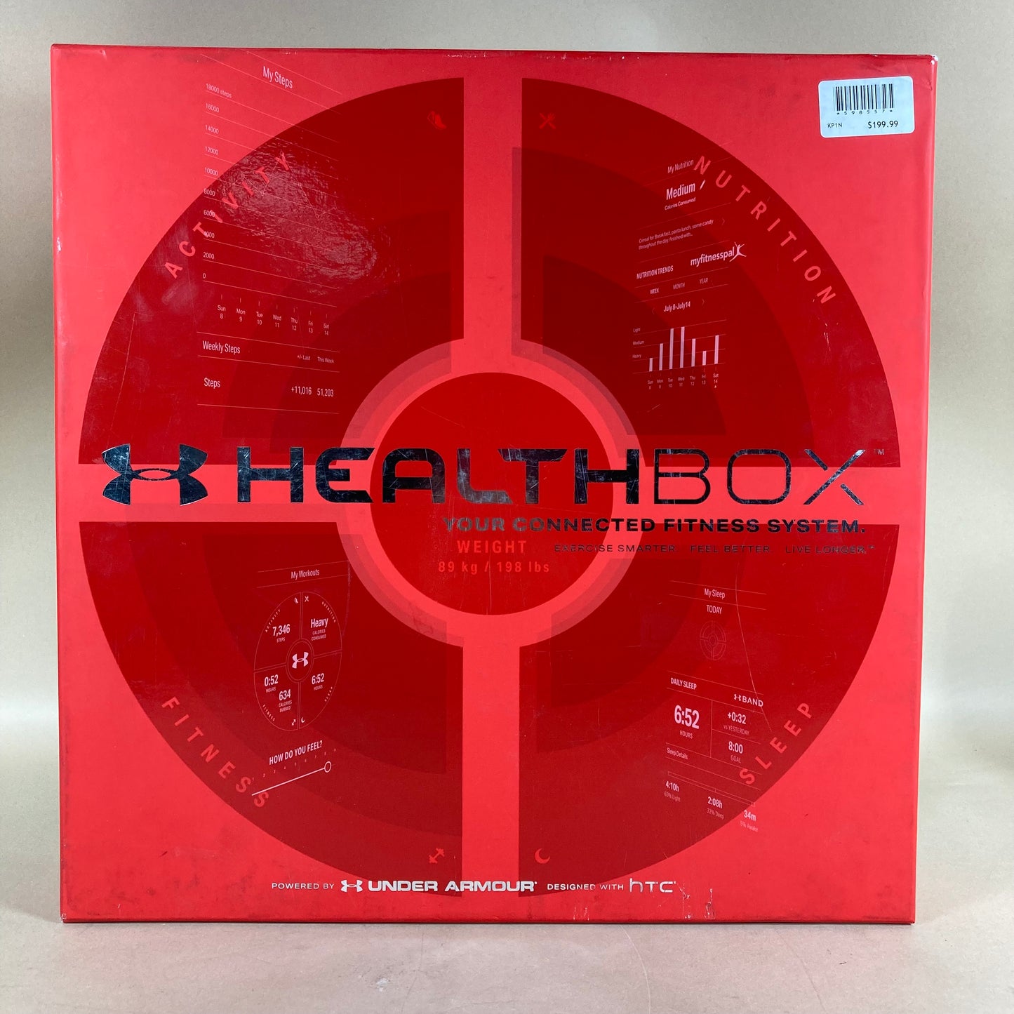 New Underarmor Healthbox Fitness System 99HAHN001-00