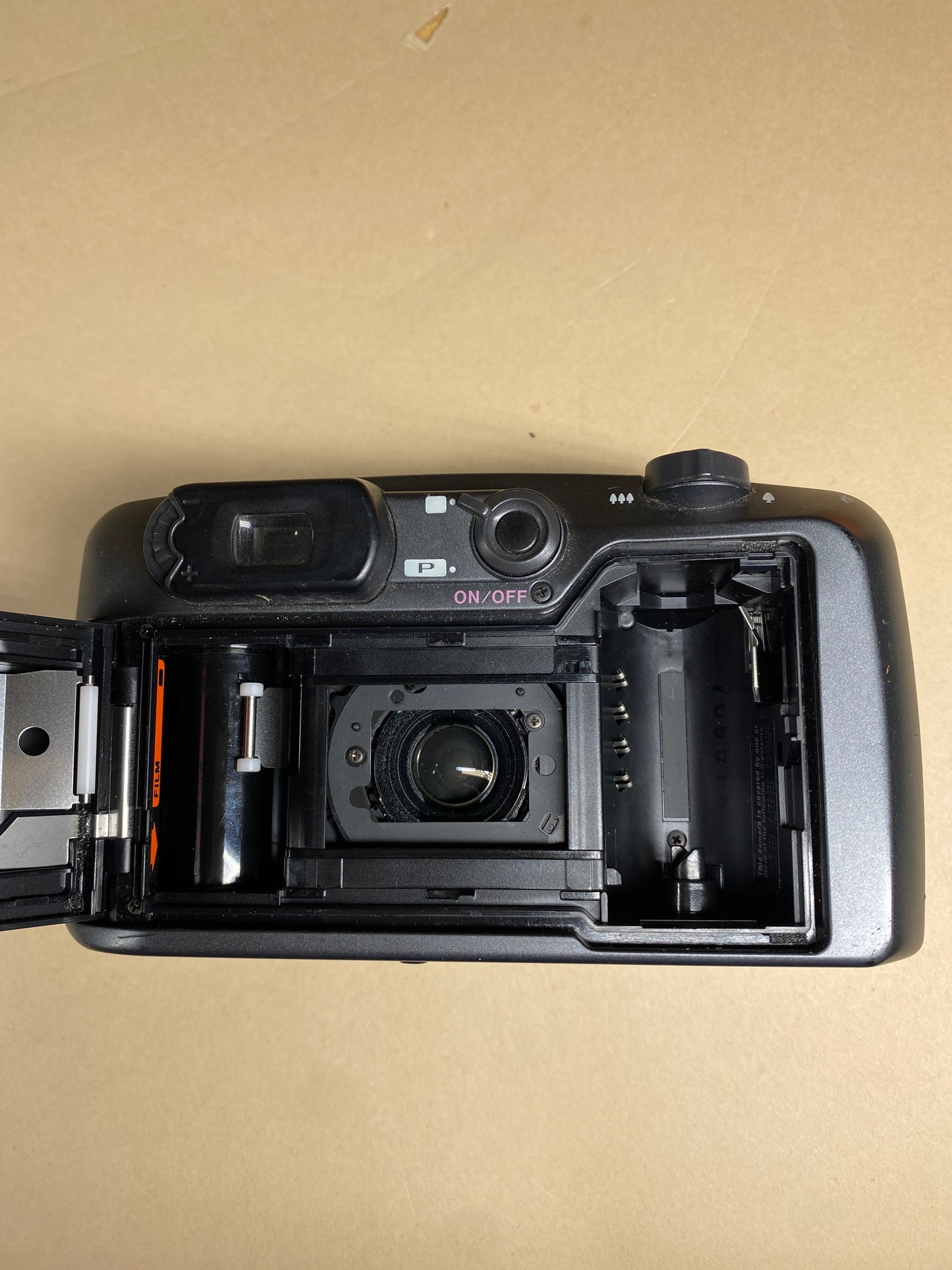 Pentax IQZoom 140 Point and Shoot Camera Black Camera Only