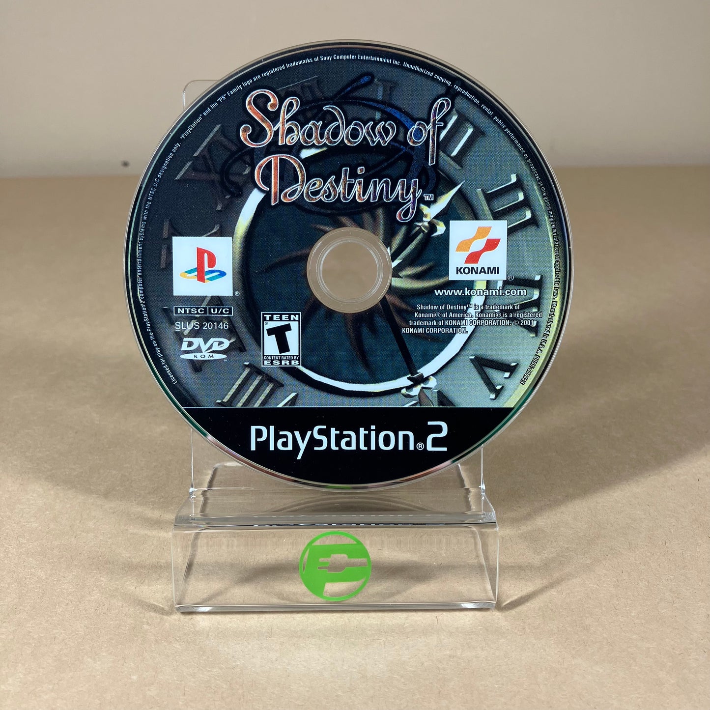 Shadow of Destiny (Sony PlayStation 2 PS2, 2001) Disc Only