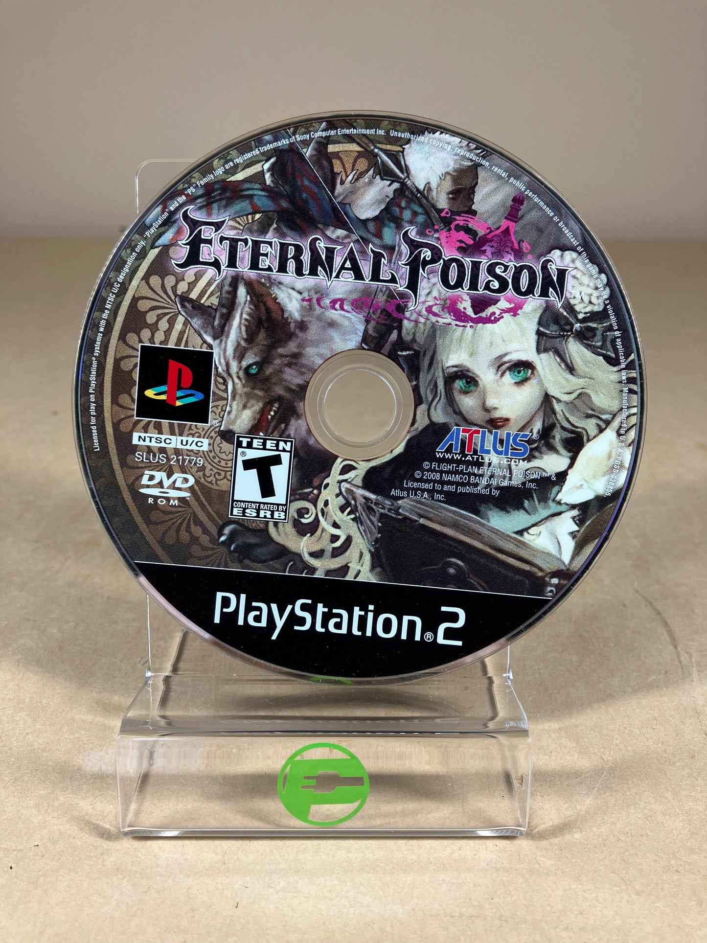 Eternal Poison (Sony PlayStation 2 PS2, 2008) Complete In Box