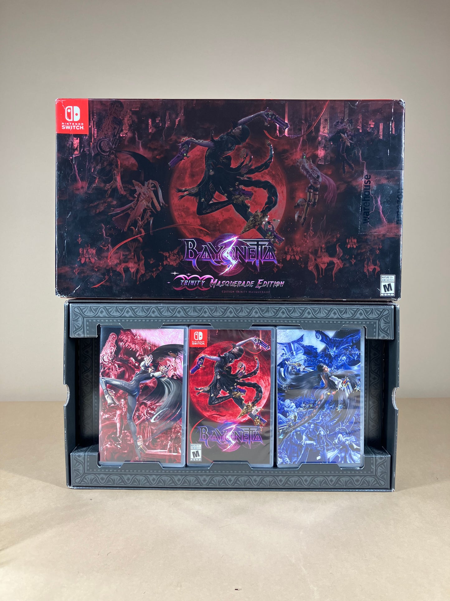 New Nintendo Bayonetta Trinity Masquarade Edition Game Collection 117419A