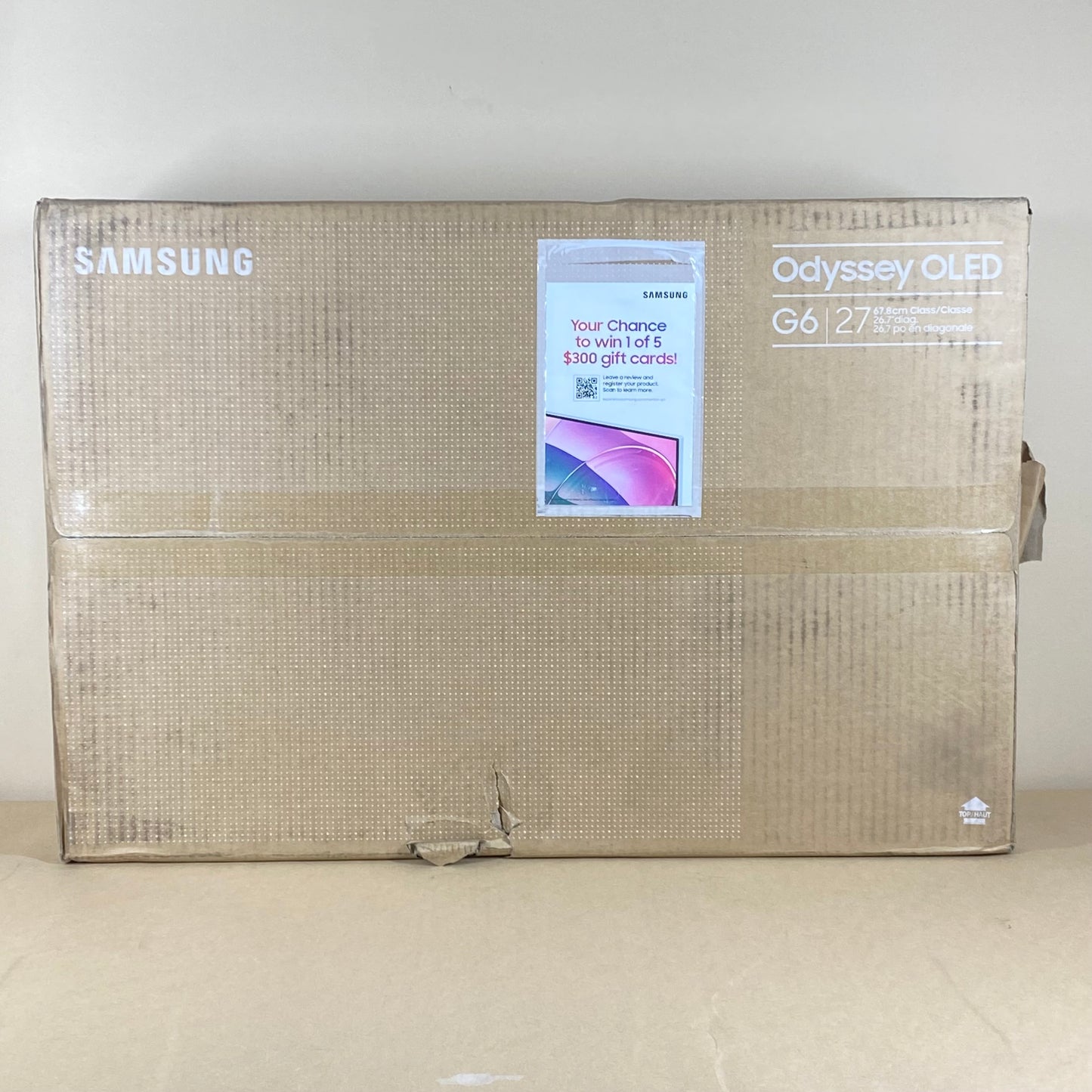 New Samsung Odyssey G6 27" S27DG610SN OLED 240Hz 0.03ms QHD Gaming Monitor