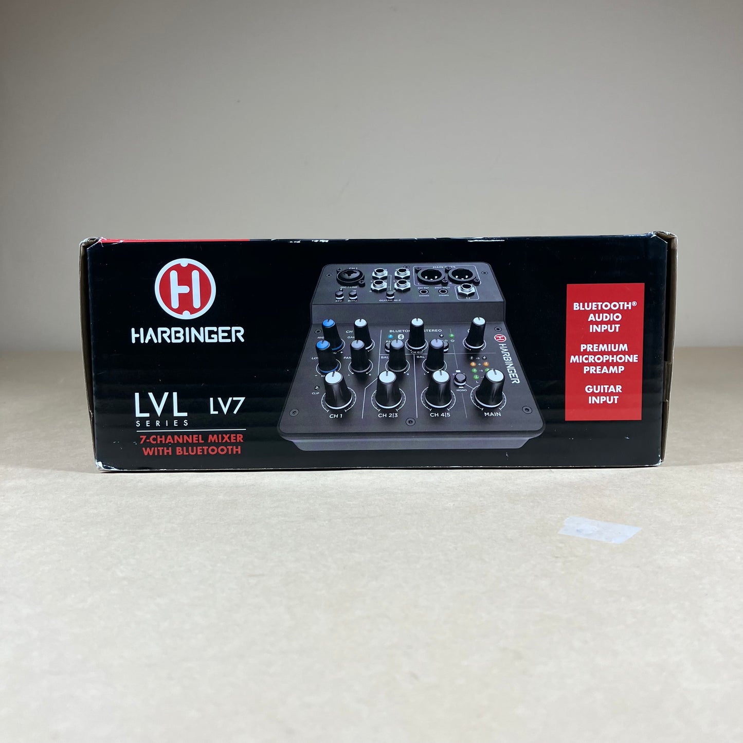 Harbinger LVL series 7-Channel Mixer With Bluetooth LV7