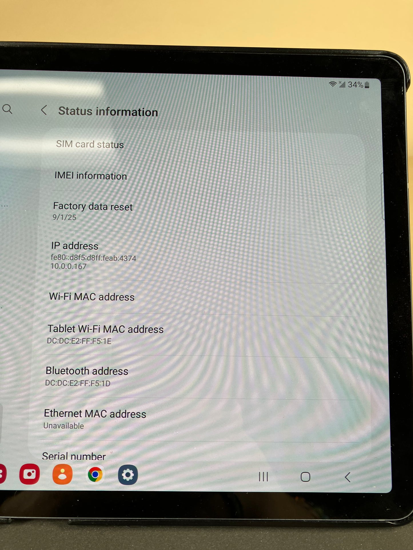 Verizon Samsung Galaxy Tab S6 10.5" 128GB Black SM-T867V With Pen
