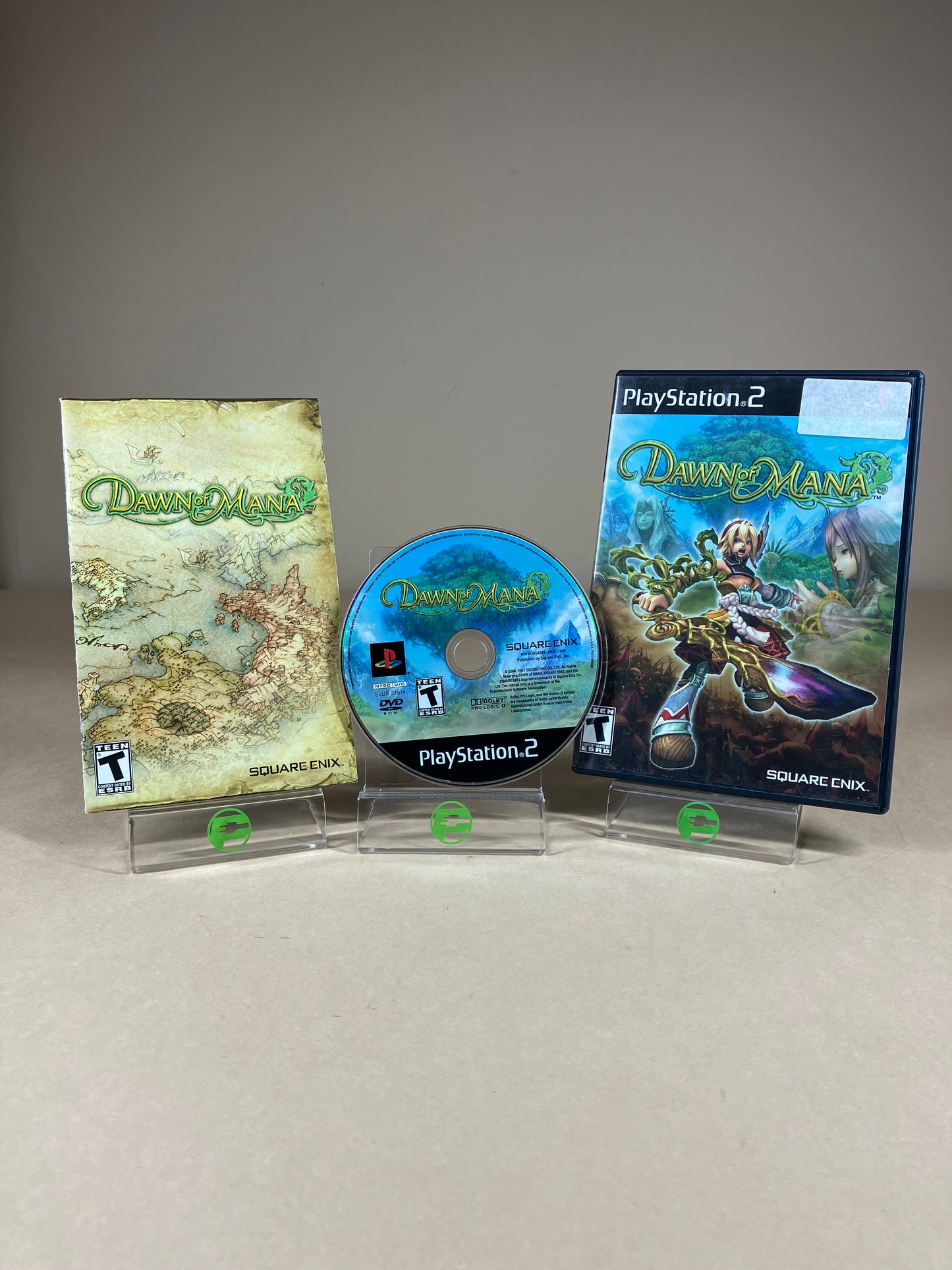 Dawn of Mana (Sony PlayStation 2 PS2, 2007) Complete In Box Reg Card