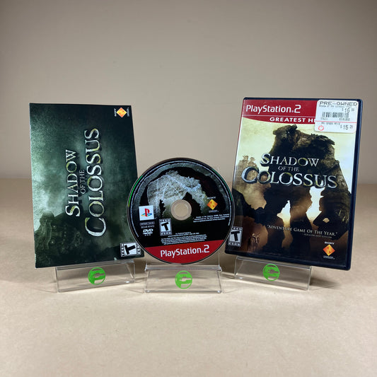 Shadow of the Colossus (Sony PlayStation 2 PS2, 2005) Complete In Box Reg Card