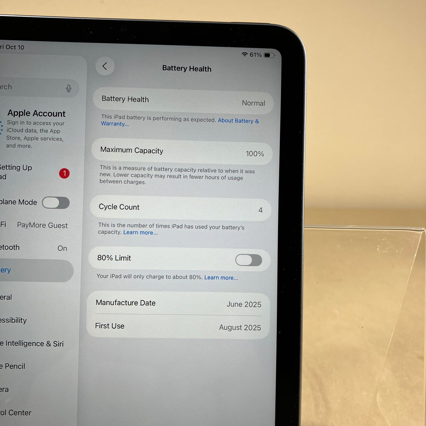 WiFi Only Apple iPad mini (A17 Pro) 128GB Space gray MXN63LL/A