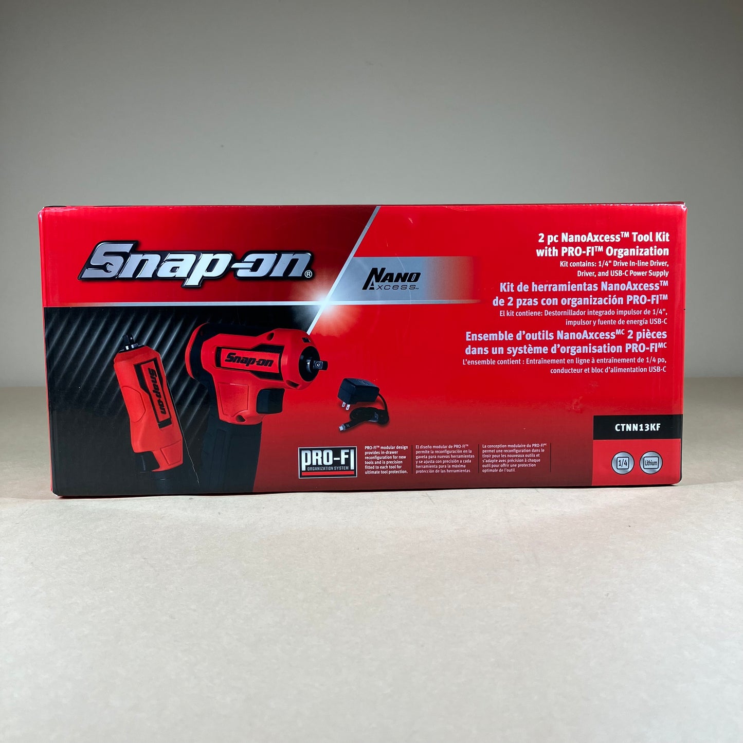 New Snap-On NANOAXCESS Cordless Driver Set CTNN13KF / CTNN1040 / CTNN2040