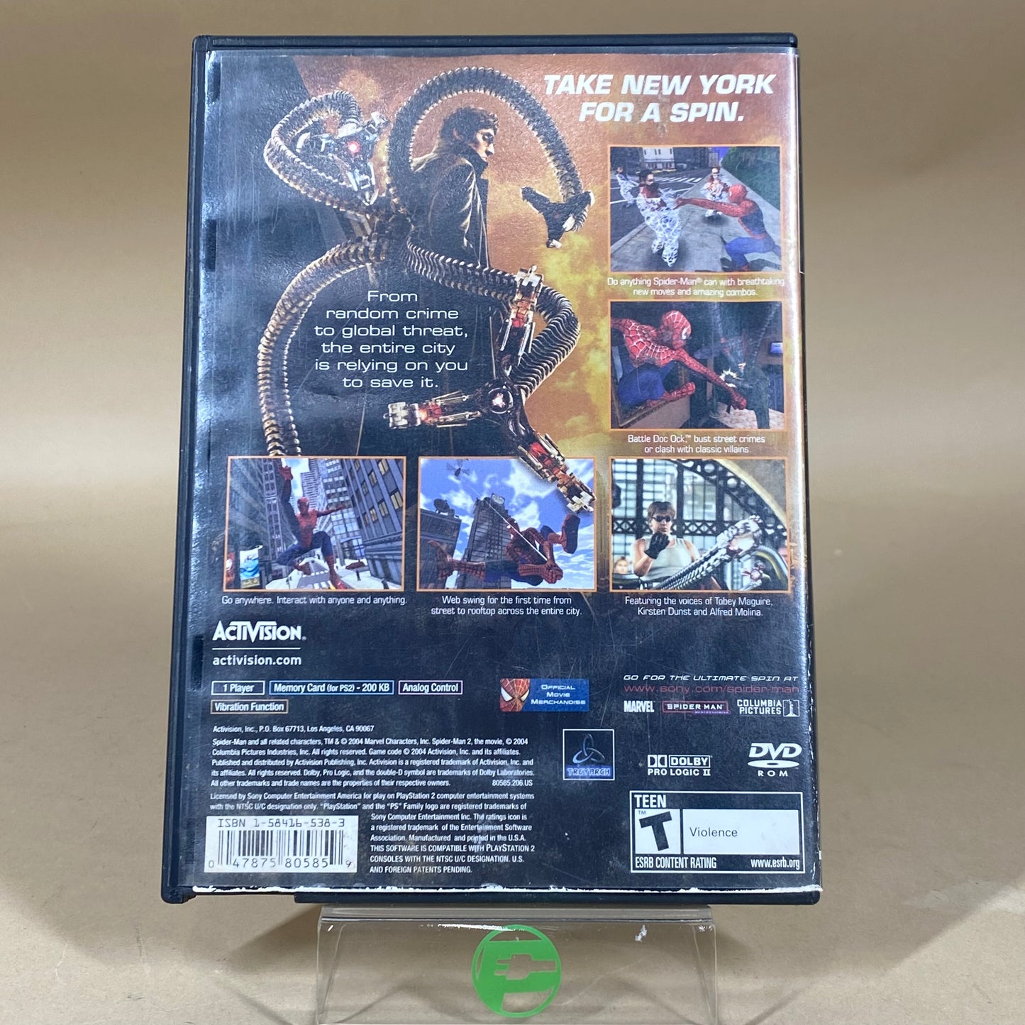 Spiderman 2  (Sony PlayStation 2 PS2,  2004)