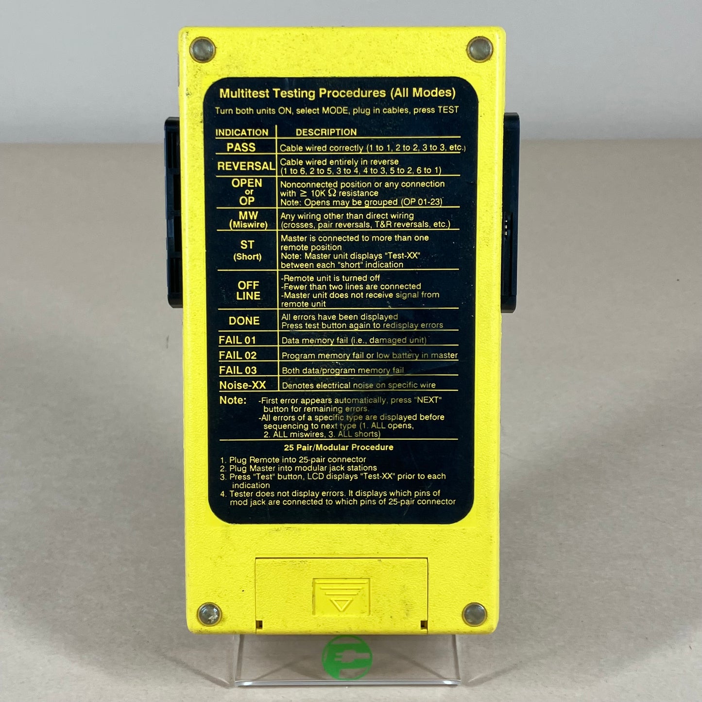 Siemon MT-5000 MultiTest Cable Tester