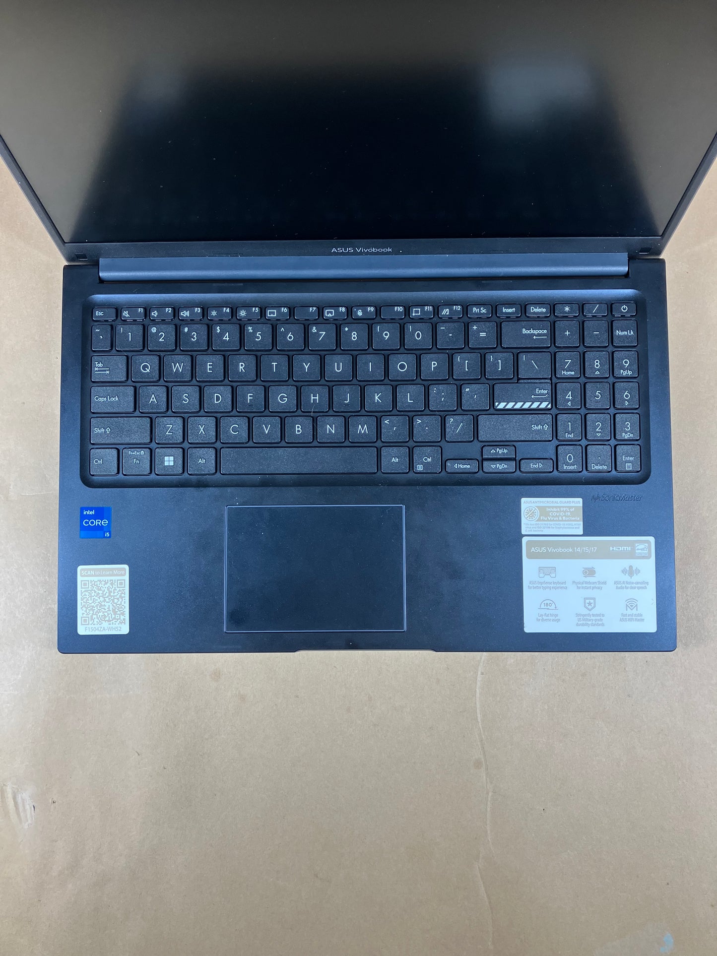 Asus Vivobook 15 X1504ZA 15.6" i5-1235U 1.3GHz 8GB RAM 256GB SSD WIN 11