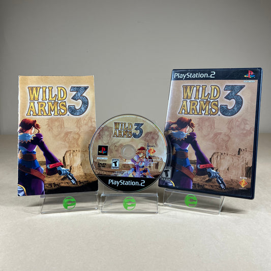 Wild Arms 3 (Sony PlayStation 2 PS2, 2002) Complete In Box