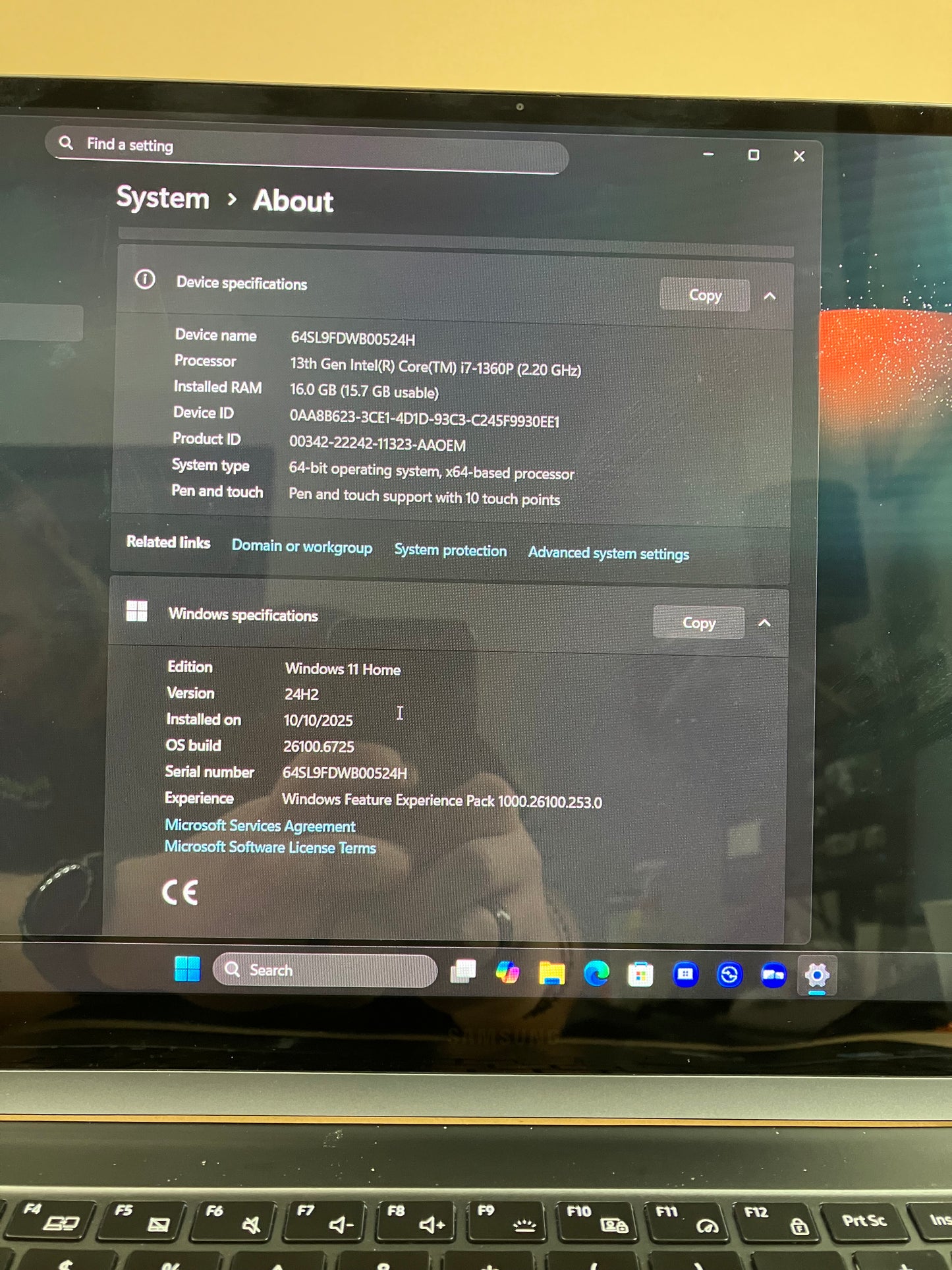 Samsung Galaxy Book3 360 NP750QFG 15.6" i7-1360P 2.2GHz 16GB RAM 1TB SSD