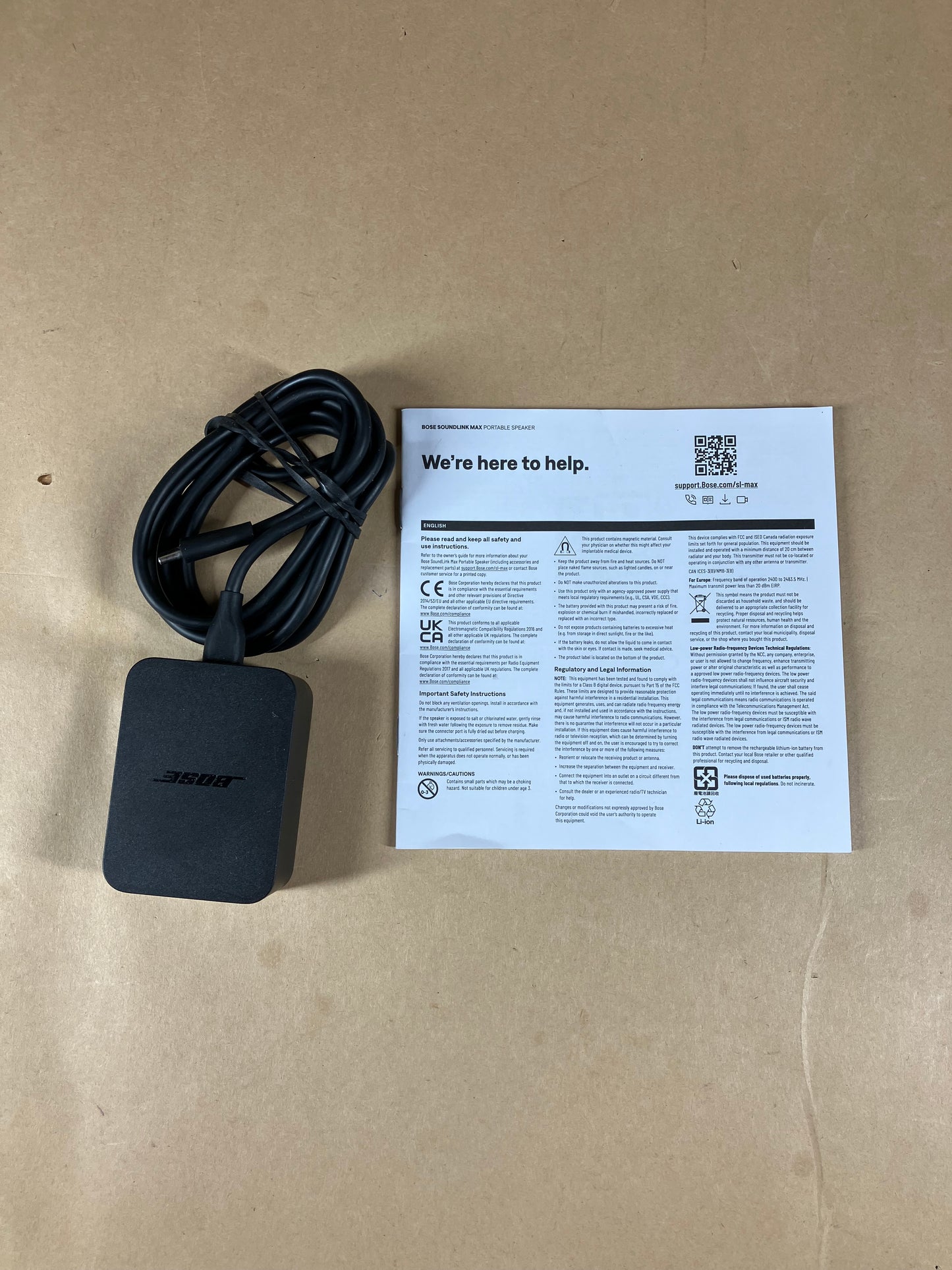 Bose SoundLink Max Wireless Portable Bluetooth Speaker Black