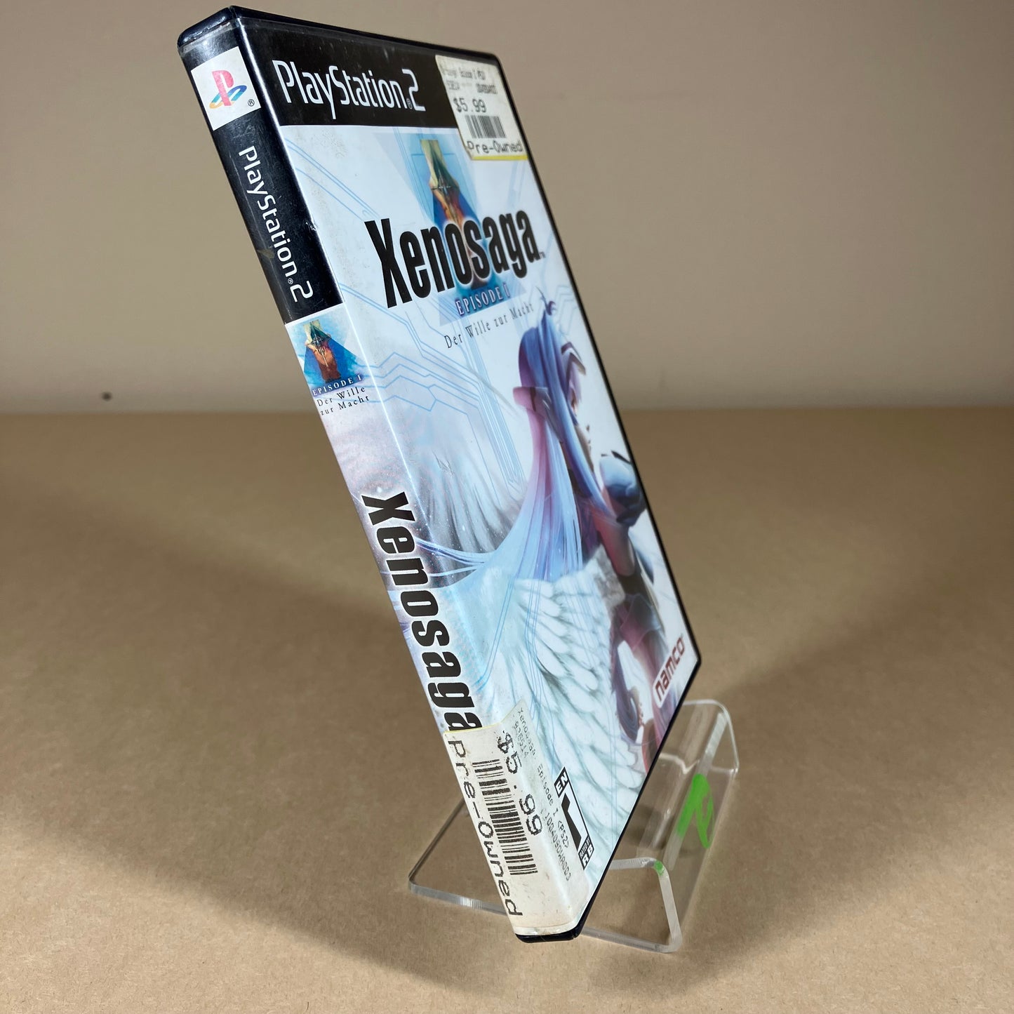 Xenosaga Episode I (Sony PlayStation 2 PS2, 2002) CIB Reg Card