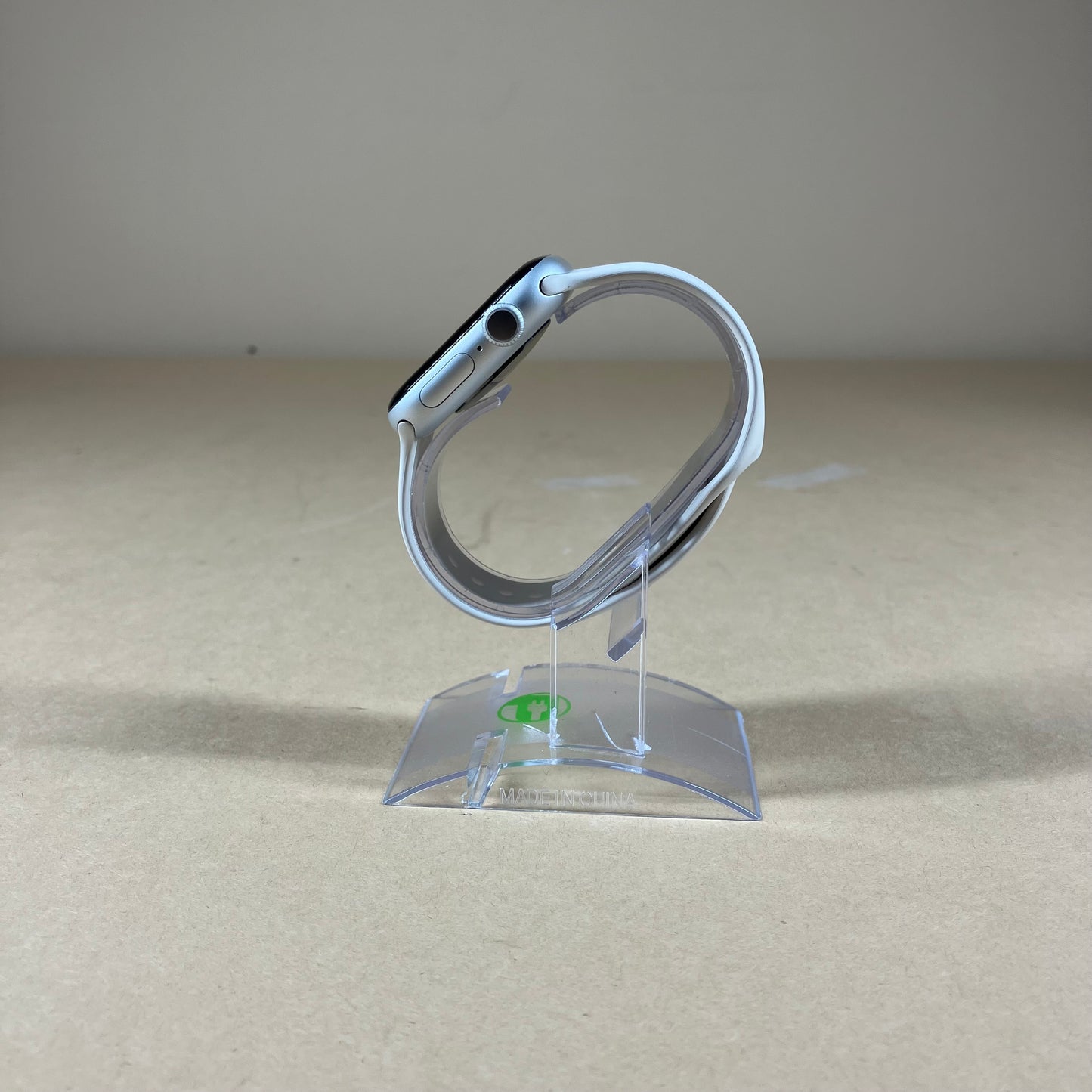 GPS Only Apple Watch Series 10 42MM Silver Aluminum White Sport Band A2997