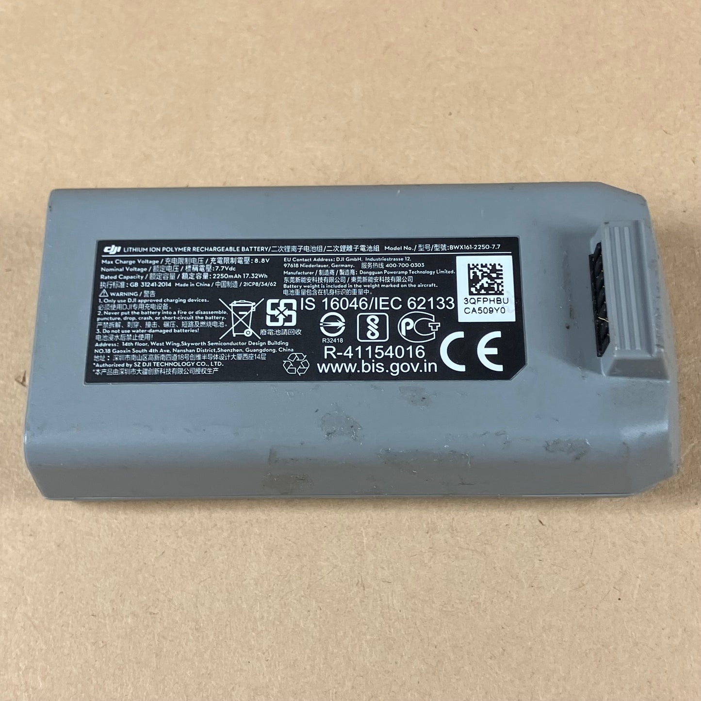 DJI Mini 2 Drone Batteries 3-Battery Bundle BWX161-2250-7.7