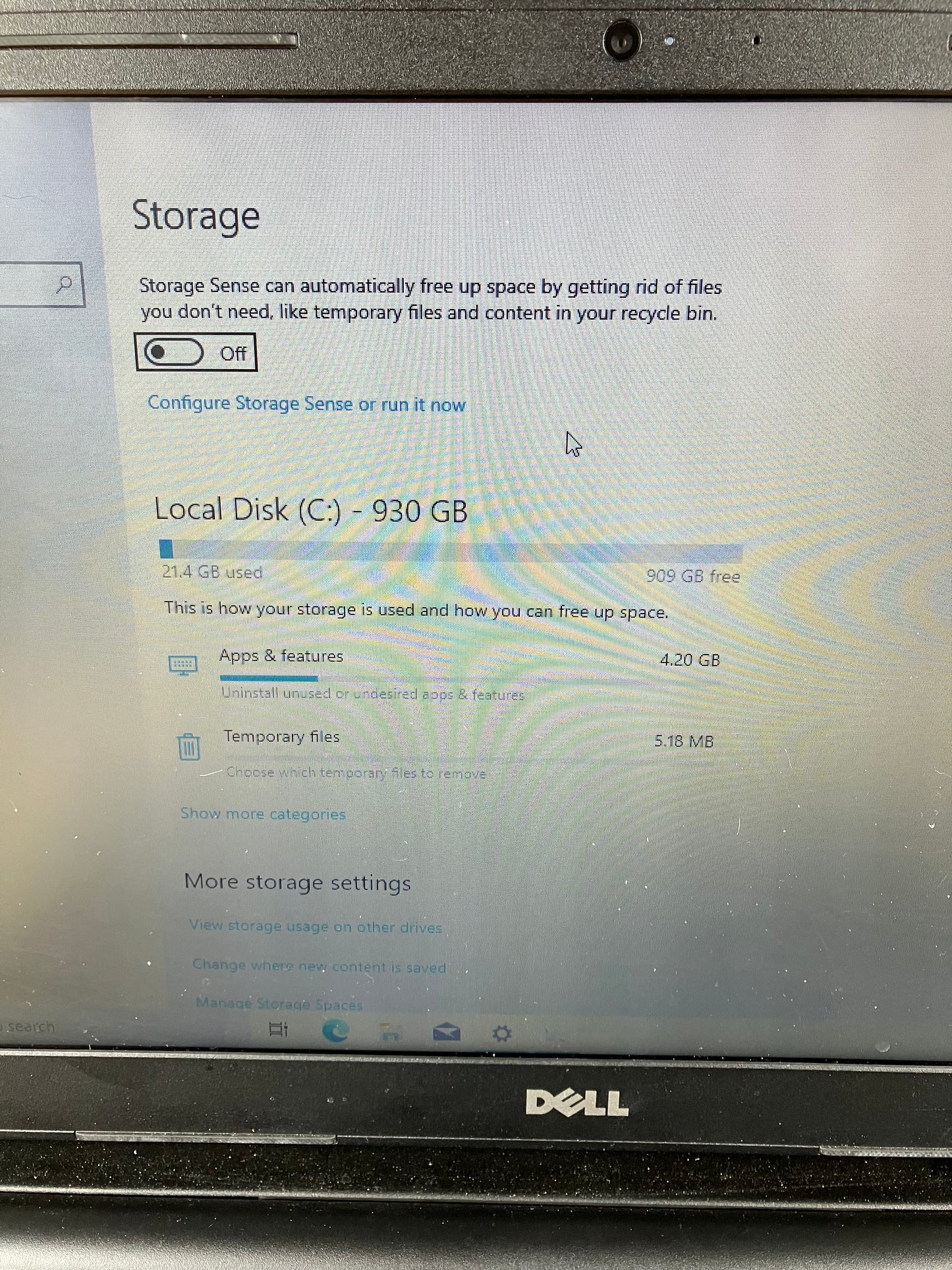Dell Inspiron 5100 15.6" i3-7130U 2.7GHz 8GB RAM 1TB HDD