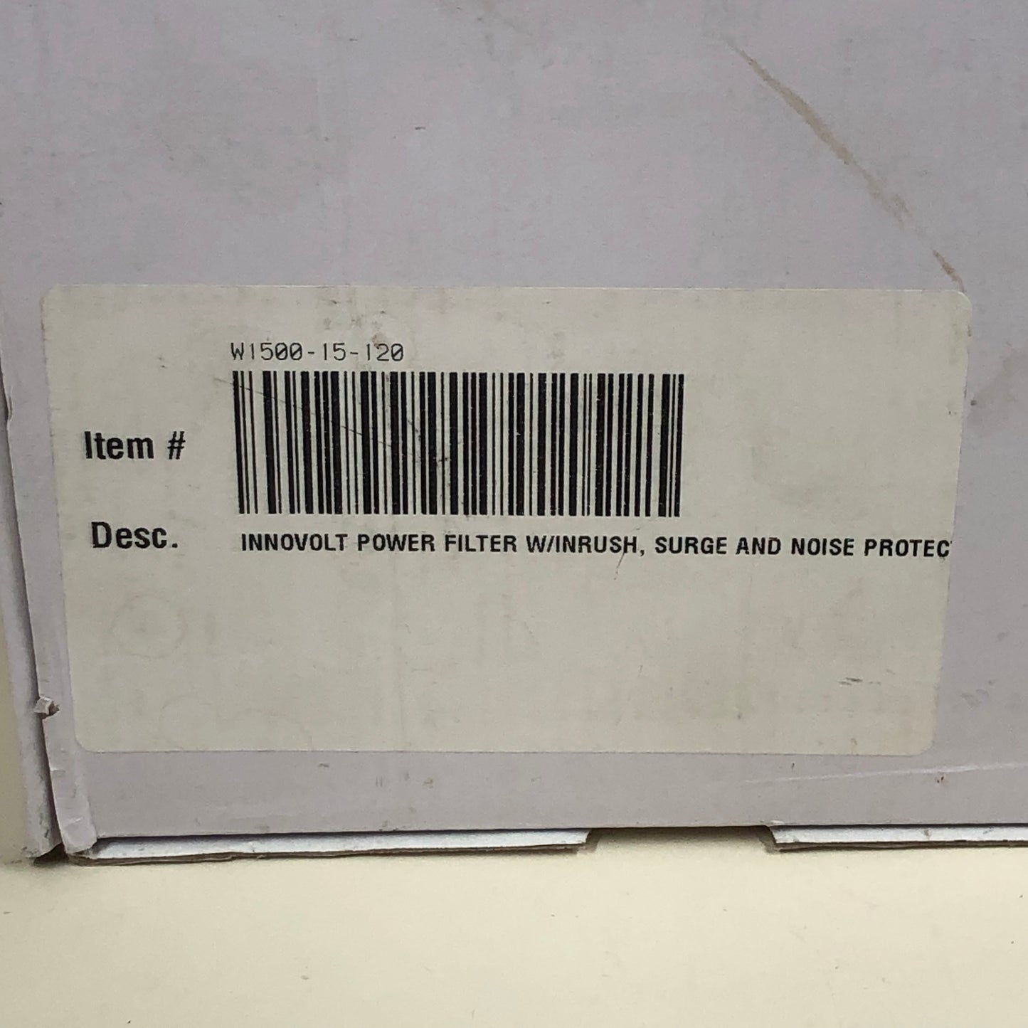 New Innovolt W1500 Power Filter W1500-15-120