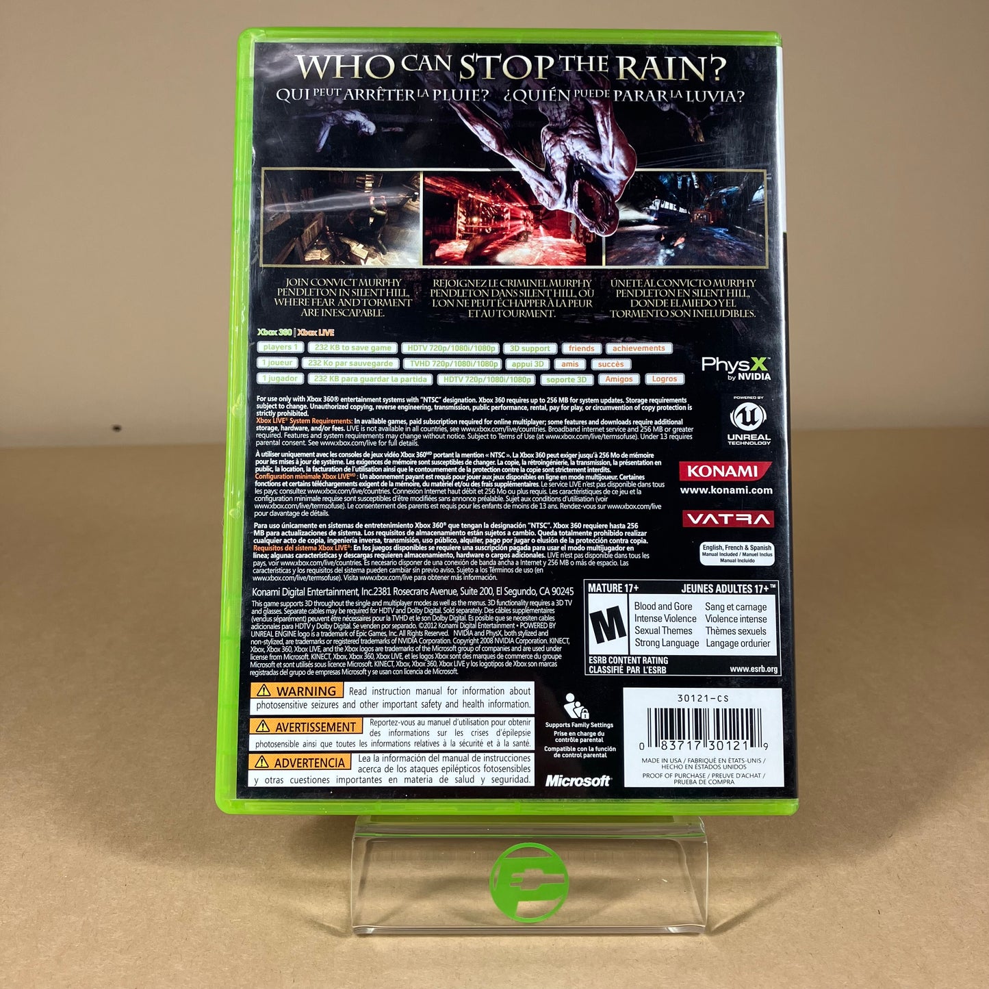 Silent Hill Downpour (Microsoft Xbox 360, 2012)