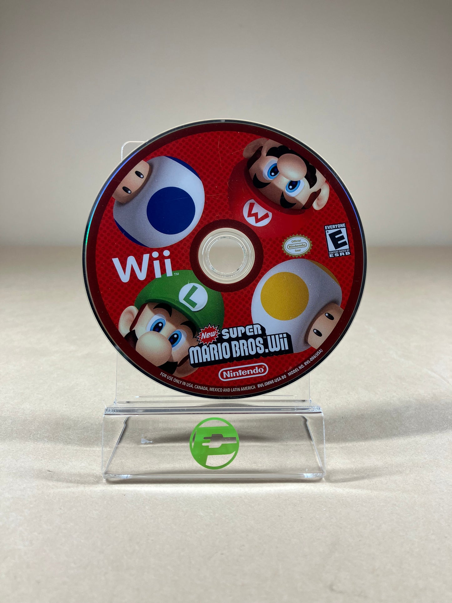 New Super Mario Bros. Wii (Nintendo Wii, 2009) Disk Only