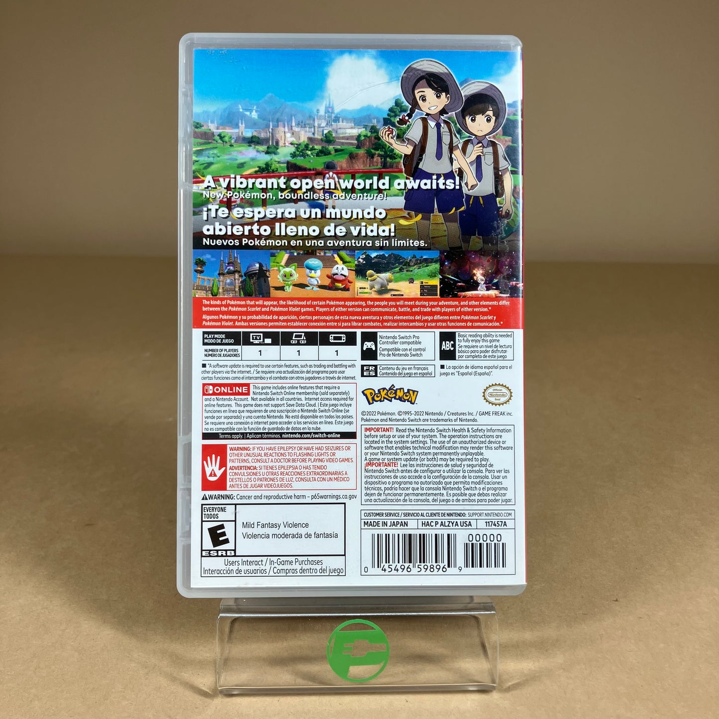 Pokemon Violet (Nintendo Switch, 2022)