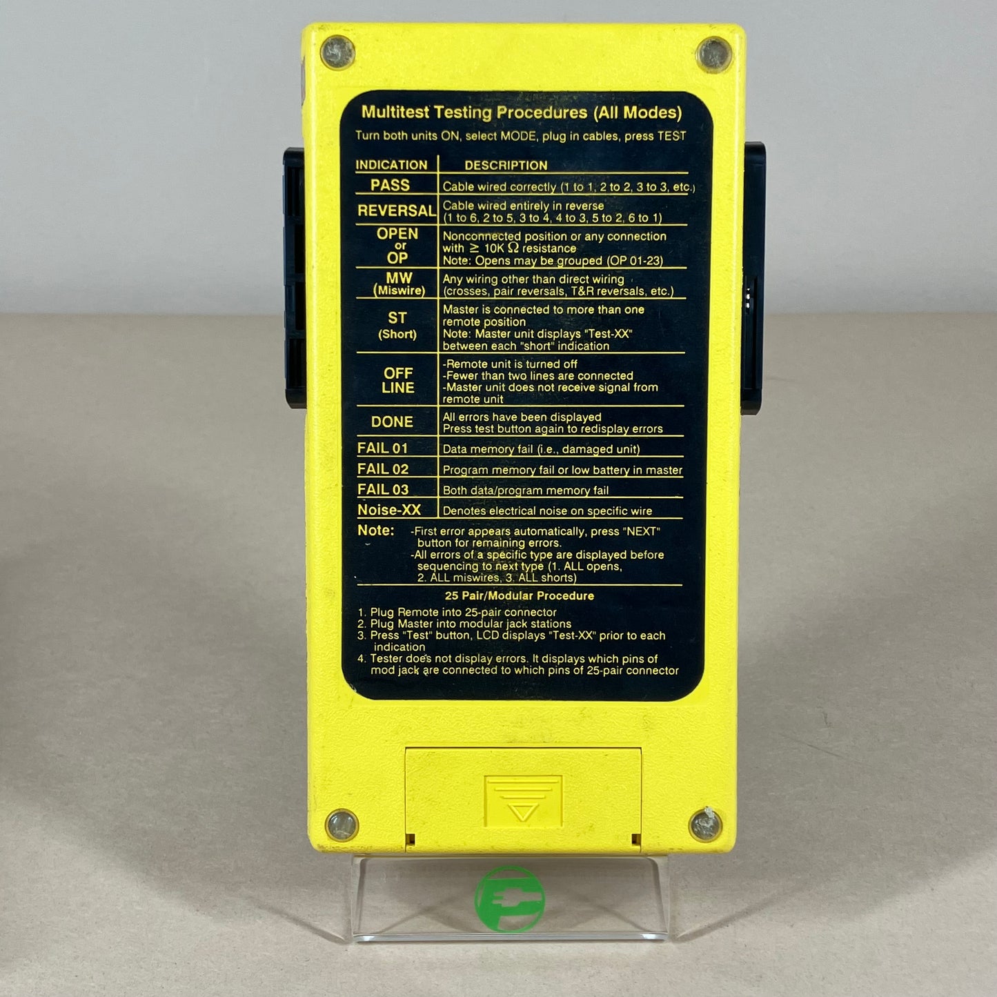Siemon MT-5000 MultiTest Cable Tester
