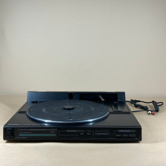Kenwood KD-64F Linear Tracking Turntable 45680 No Lid or Needle