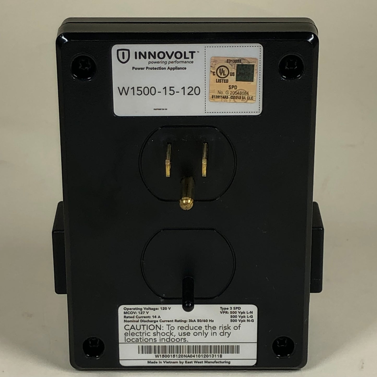 New Innovolt W1500 Power Filter W1500-15-120