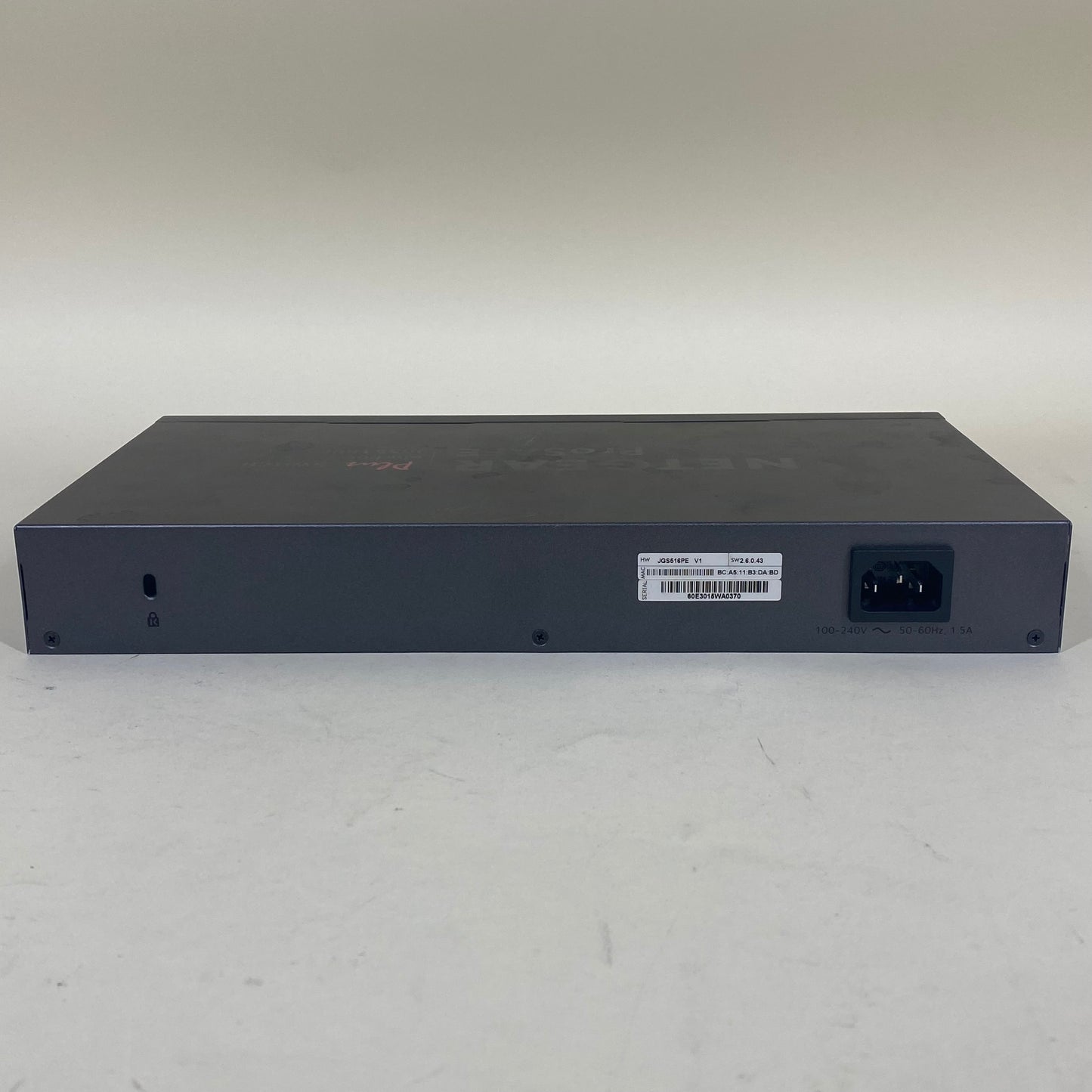 NETGEAR ProSAFE Plus Gigabit Switch with PoE JGS516PE