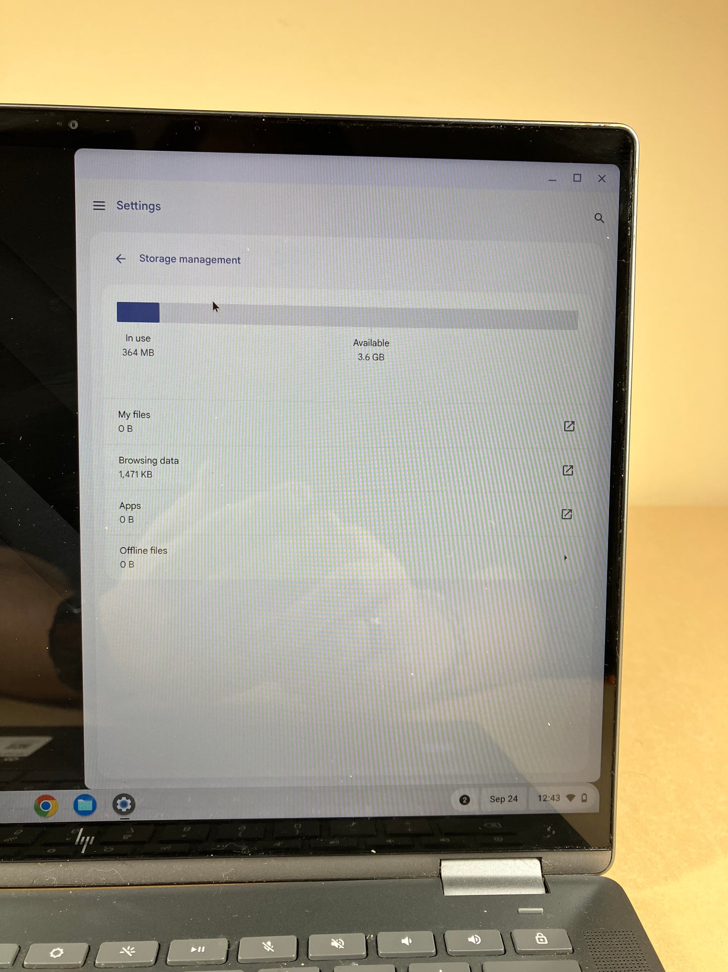 HP Chromebook x360 TPN-W153 14" i3-1115G4 1.7GHz 8GB RAM 128GB Micro SD Card