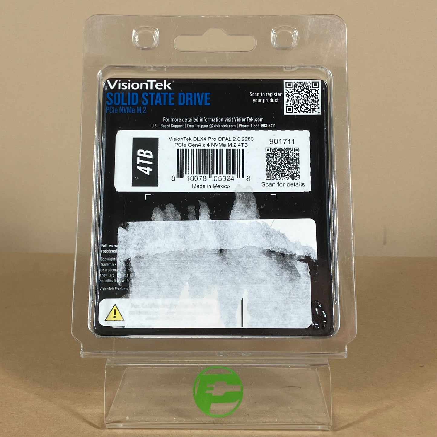New VisionTek DLX4 Pro OPAL 2.0 2280 PCIe Gen4x4 NVMe M.2 4TB Solid State Drive