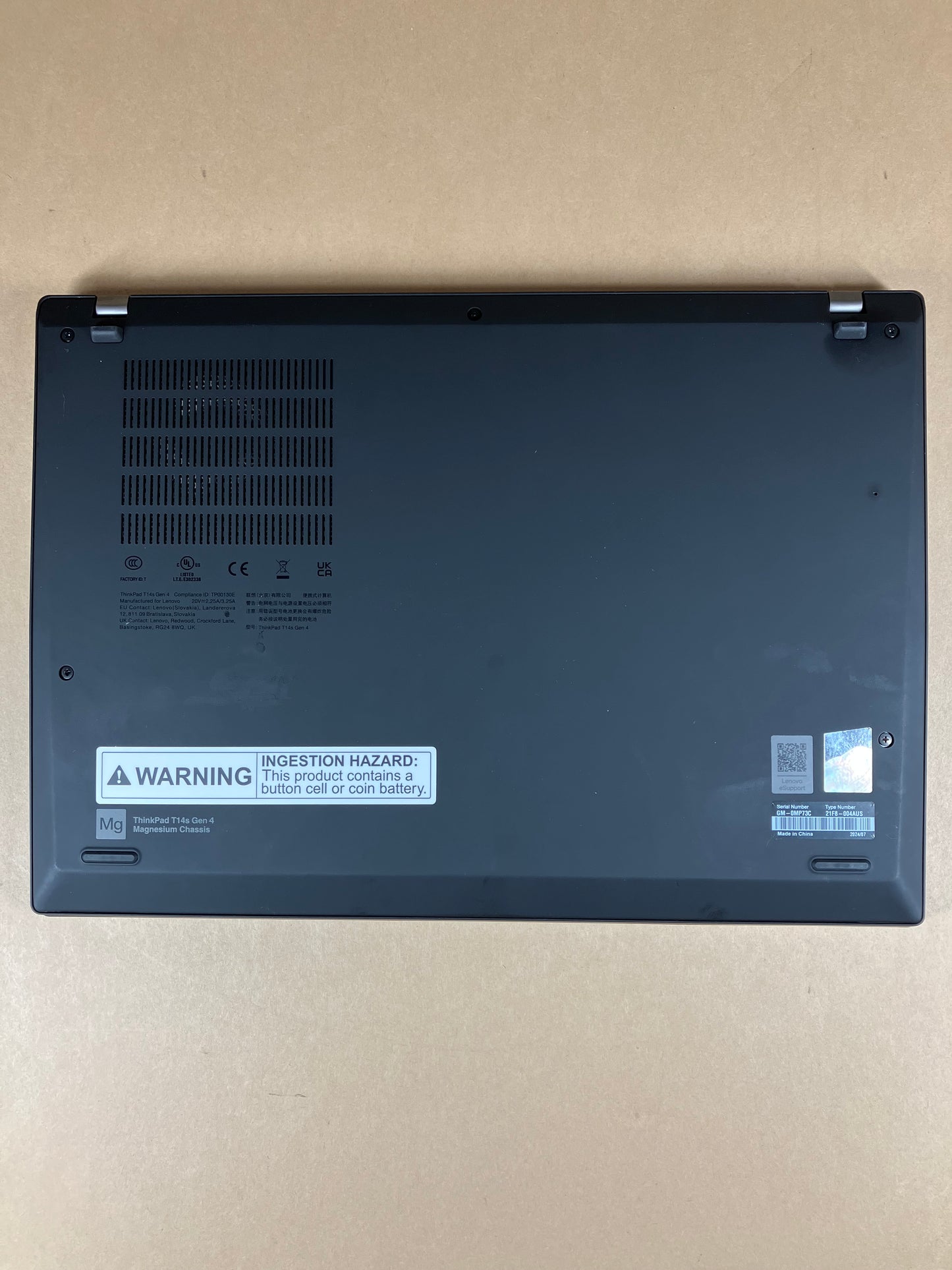Lenovo ThinkPad T14S GEN 4 14" Ryzen 7 Pro 7840U 3.3GHz 16GB RAM 512GB SSD