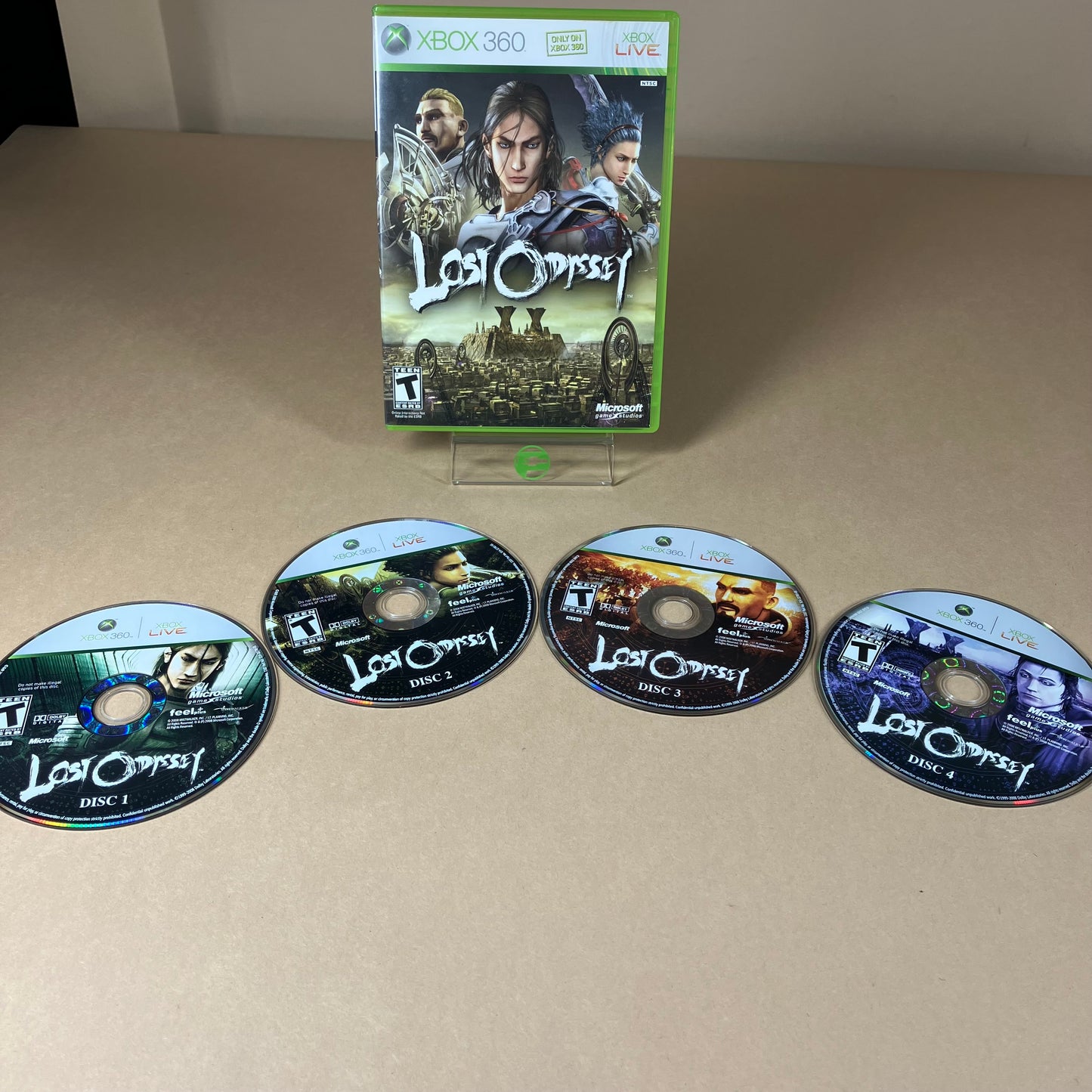 Lost Odyssey (Microsoft Xbox 360, 2008) Complete In Box