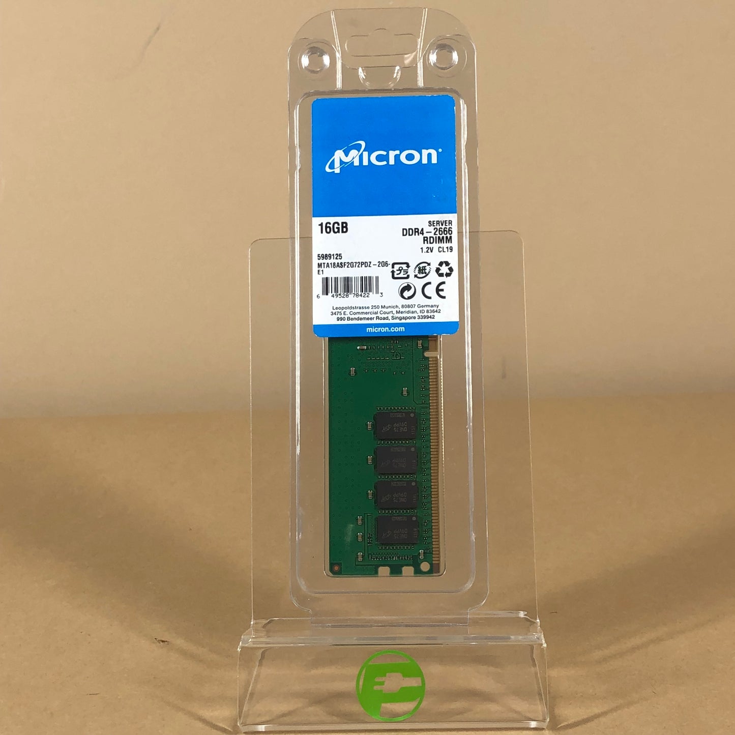 New Micron 16GB RDIMM DDR4-2666