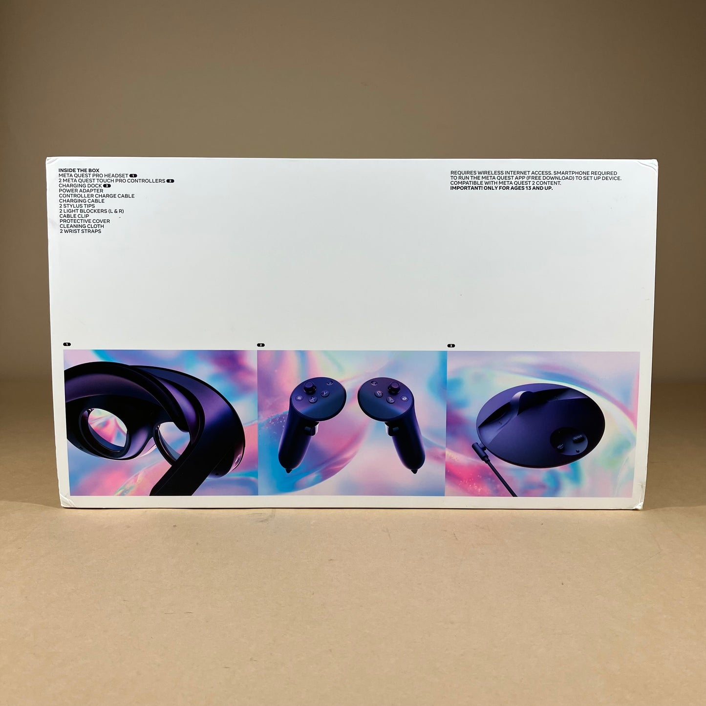 New Meta Quest Pro 256GB Standalone All-in-One VR Headset 891-0071-01