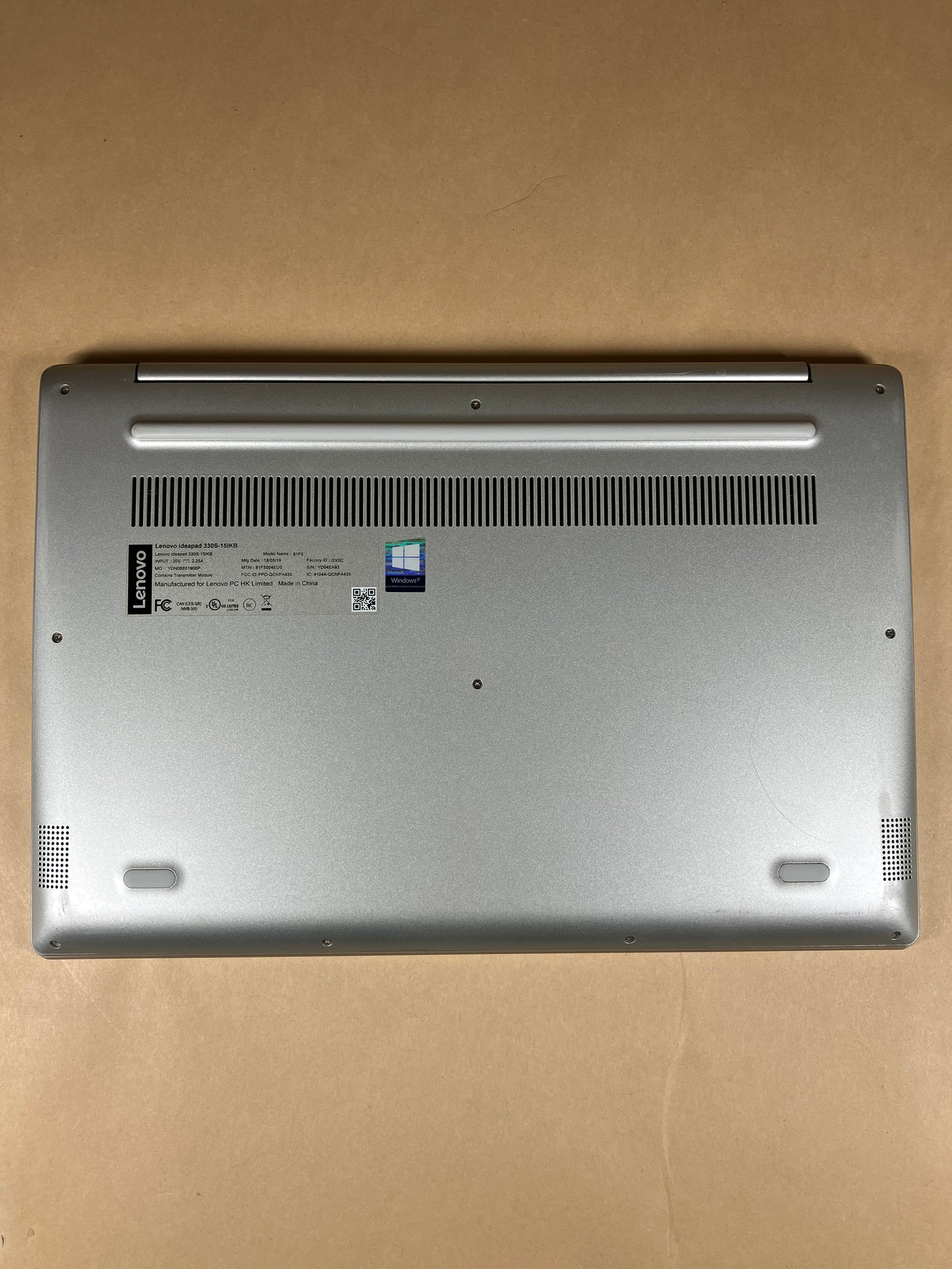 Lenovo IdeaPad 330S-15IKB 15.6" i5-8250U 1.8GHz 8GB RAM 128GB SSD