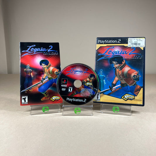 Legaia 2 Duel Saga (Sony PlayStation 2 PS2, 2002) Complete In Box Reg Card